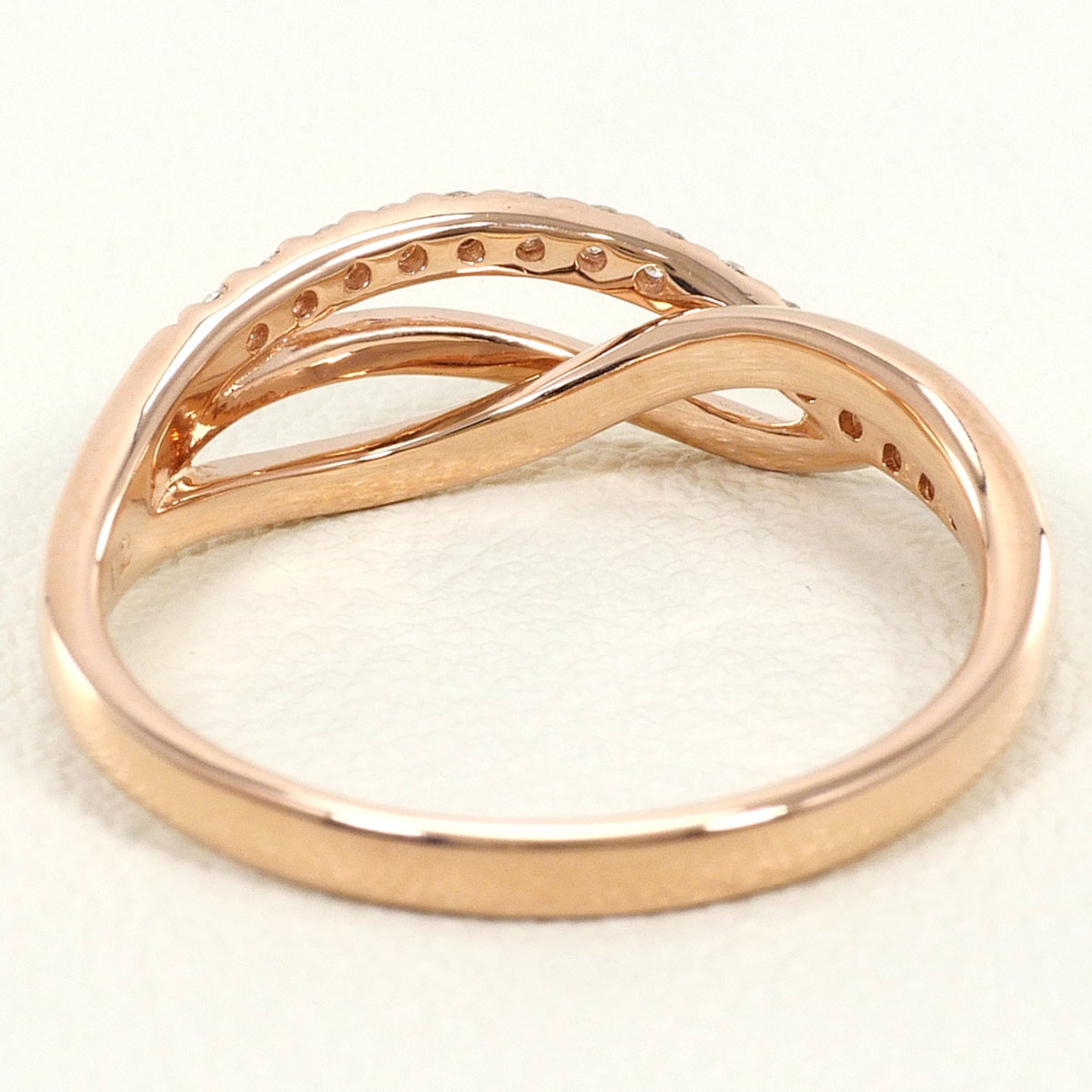 Unbranded Pink Gold Pink Gold (18K) Band Ring (Pre-Owned)