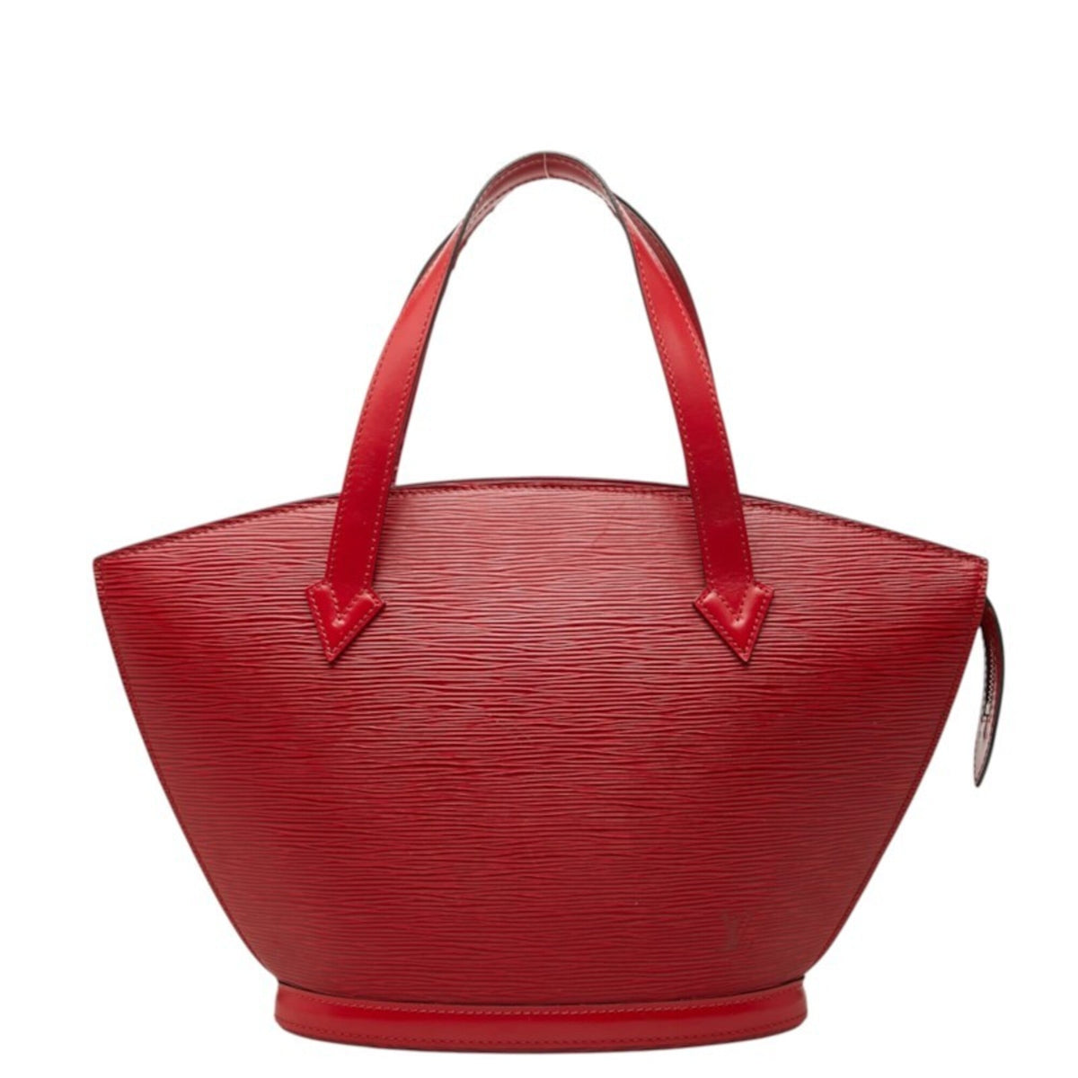 Louis Vuitton Castilian Red Leather Handbag (Pre-Owned)