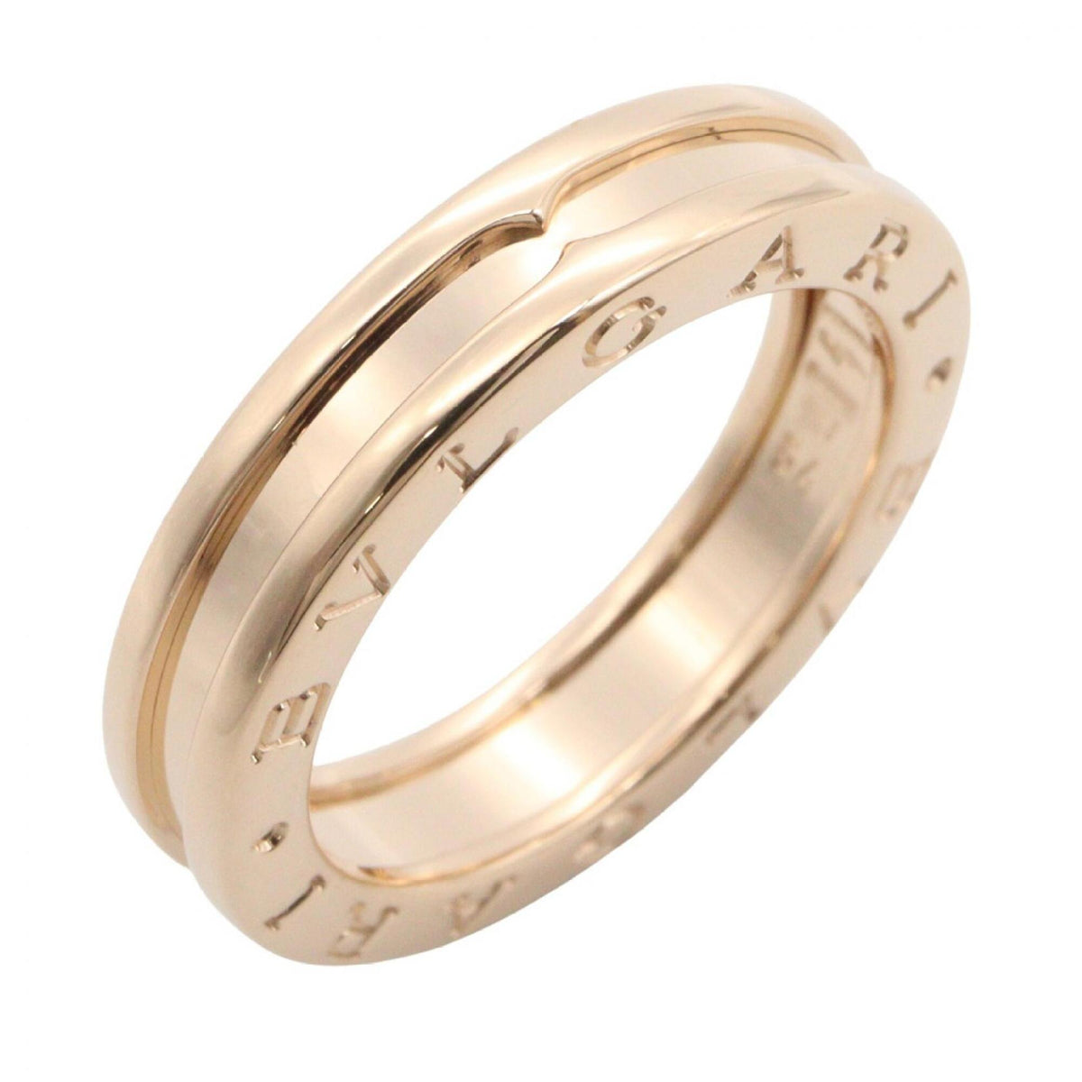 Bvlgari Gold Pink Gold (18K) Band Ring (Pre-Owned)