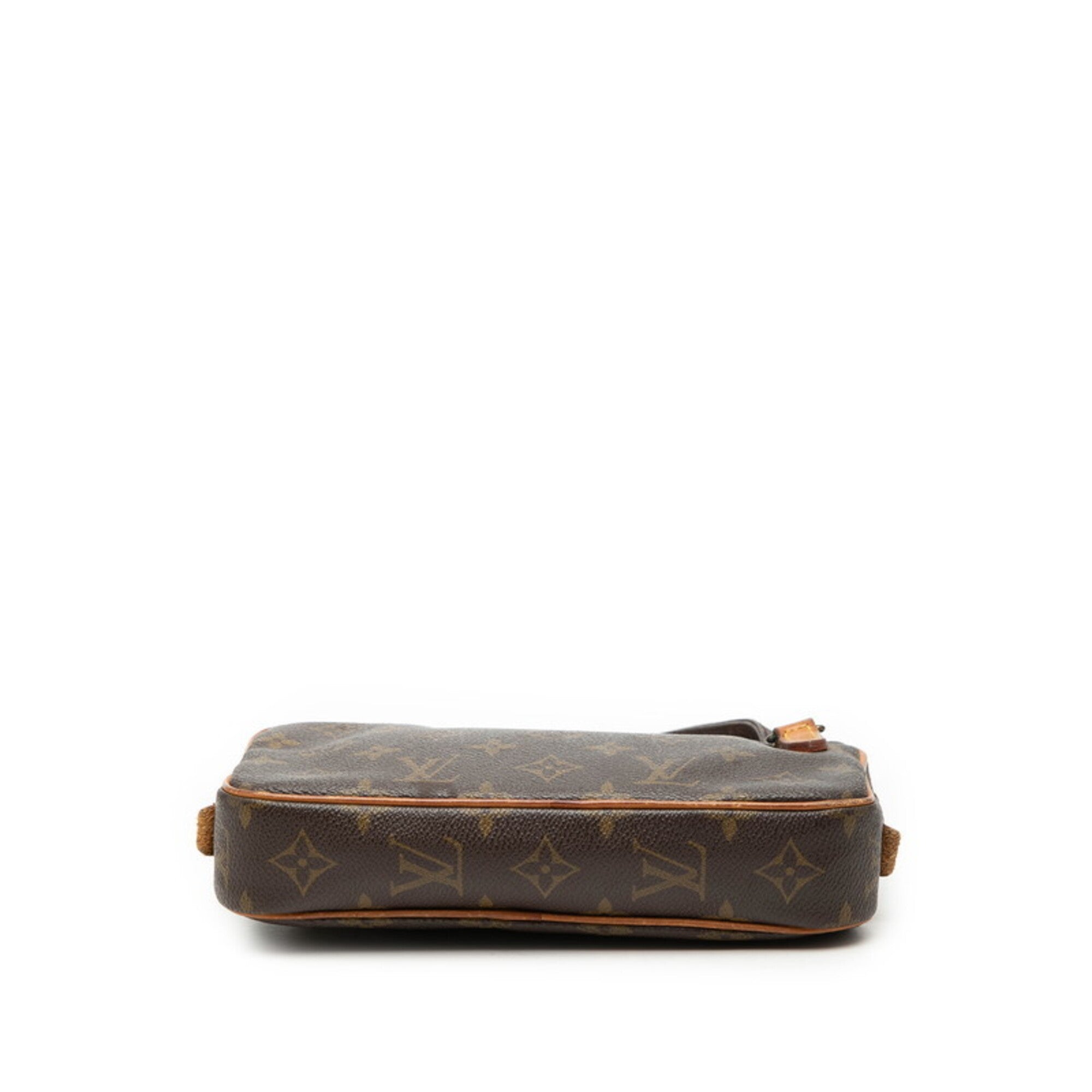 Louis Vuitton Brown Pvc Leather Pochette Shoulder Bag (Pre-Owned)