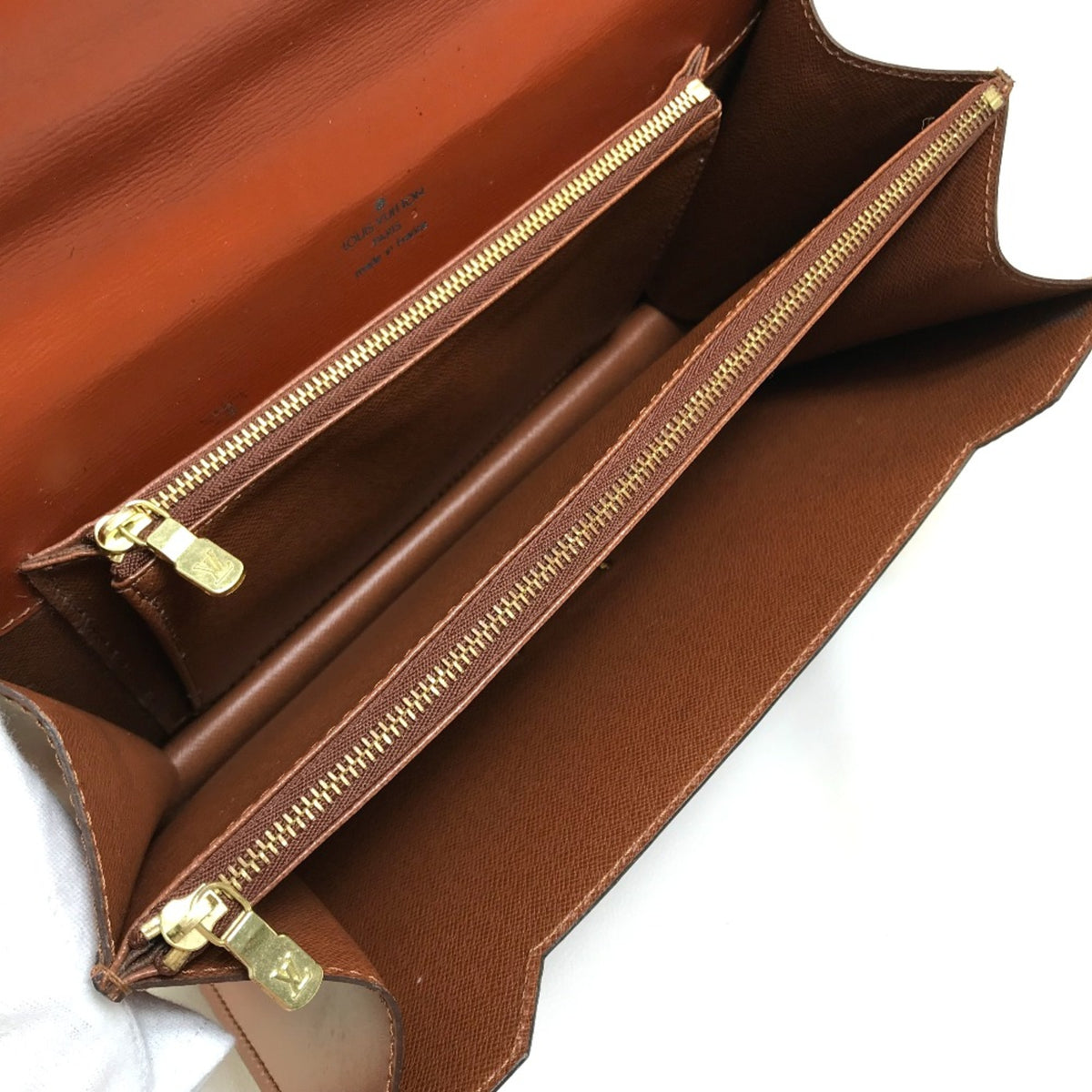 Louis Vuitton Brown Leather Handbag (Pre-Owned)