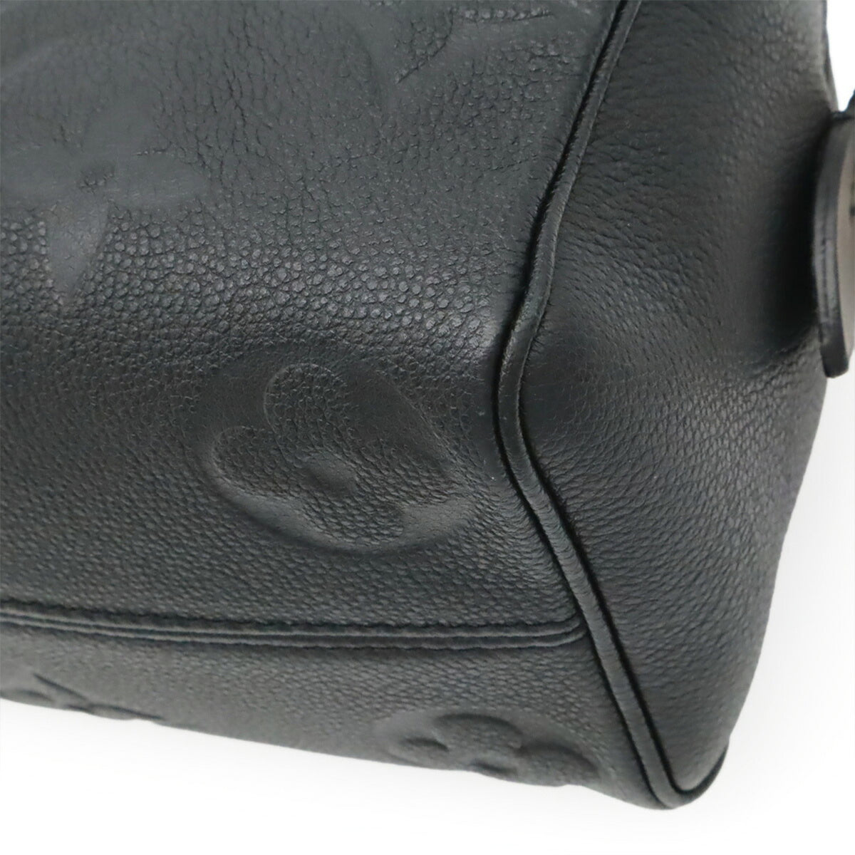 Louis Vuitton Black Noir Leather Handbag Shoulder Bag (Pre-Owned)