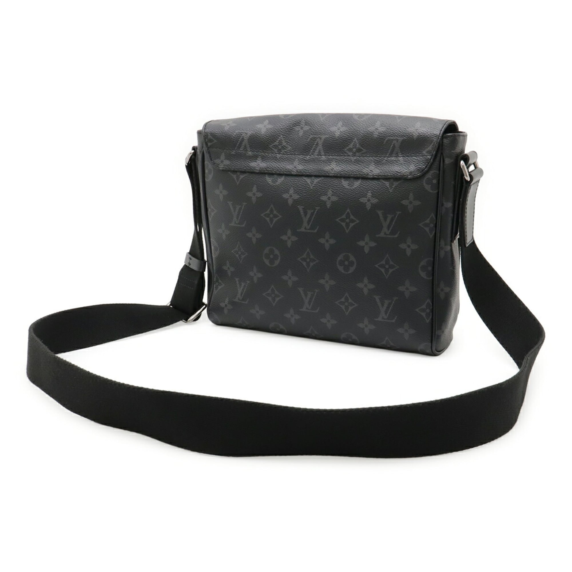 Louis Vuitton Monogram Eclipse Black Gray Monogram Eclipse Shoulder Bag (Pre-Owned)