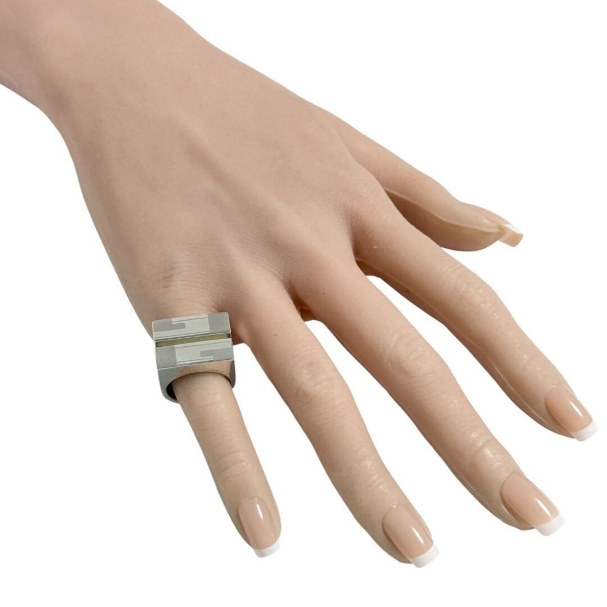Gucci Silver 925 Band Ring (Pre-Owned)