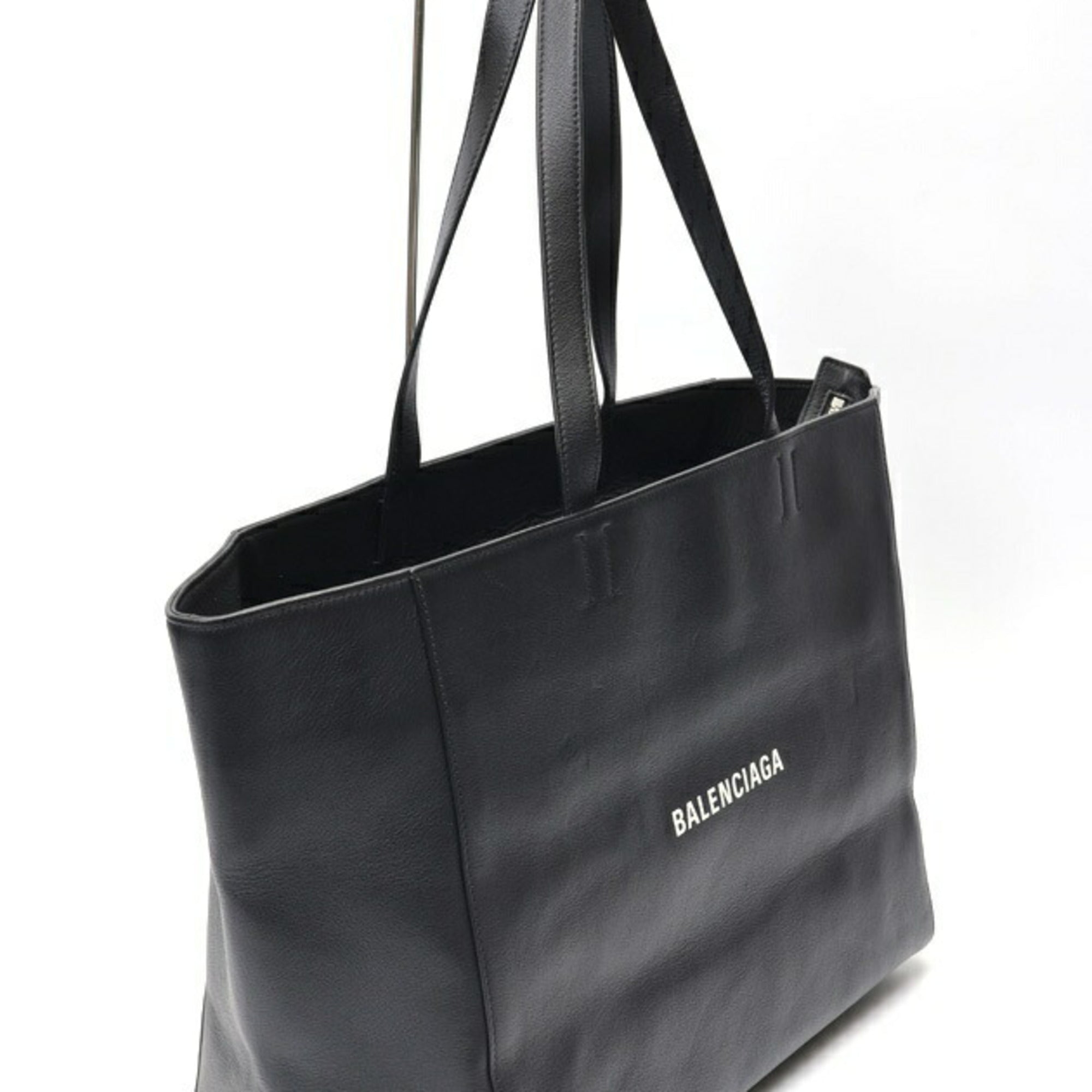 Balenciaga Black Leather Tote Bag (Pre-Owned)