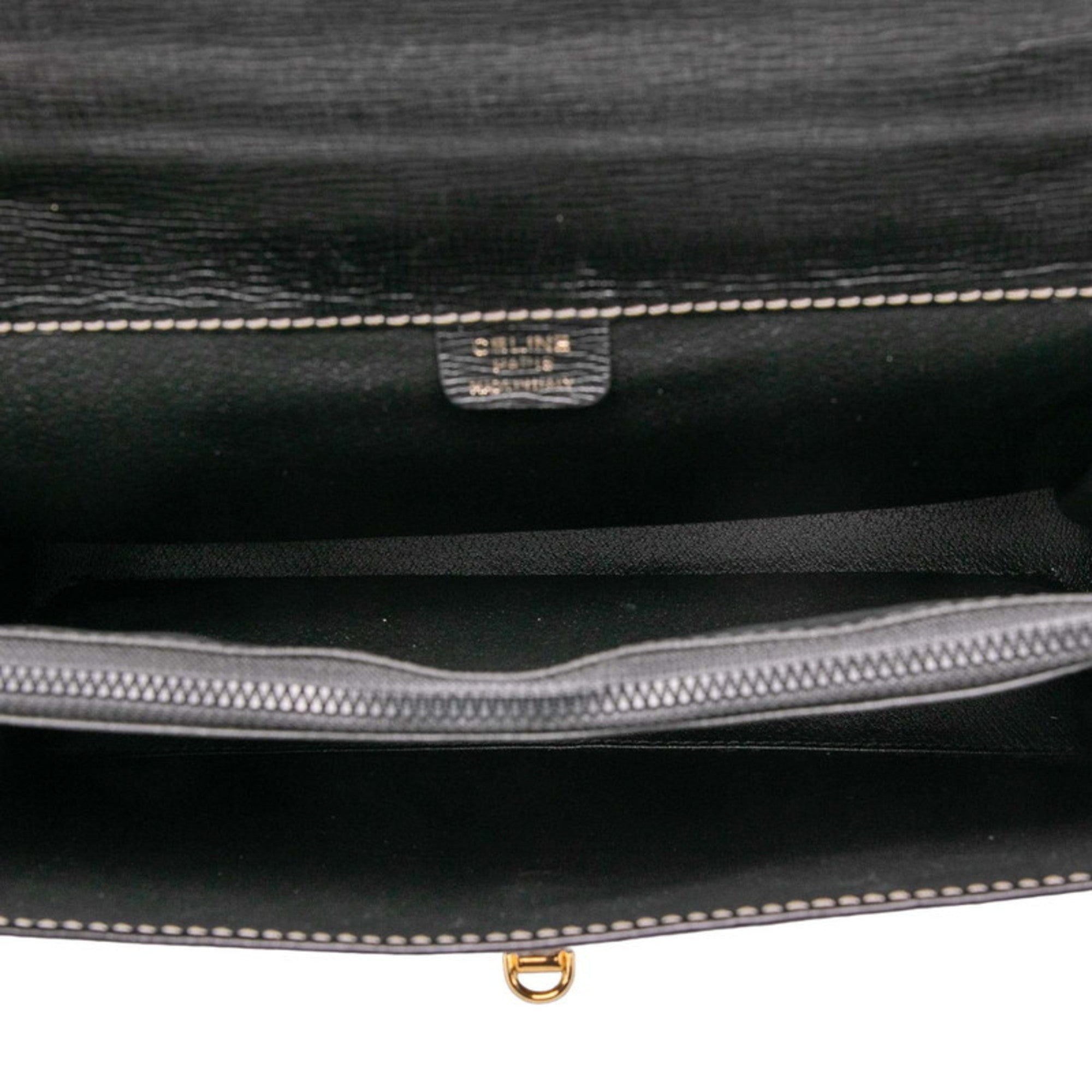 Celine Black Leather Handbag (Pre-Owned)