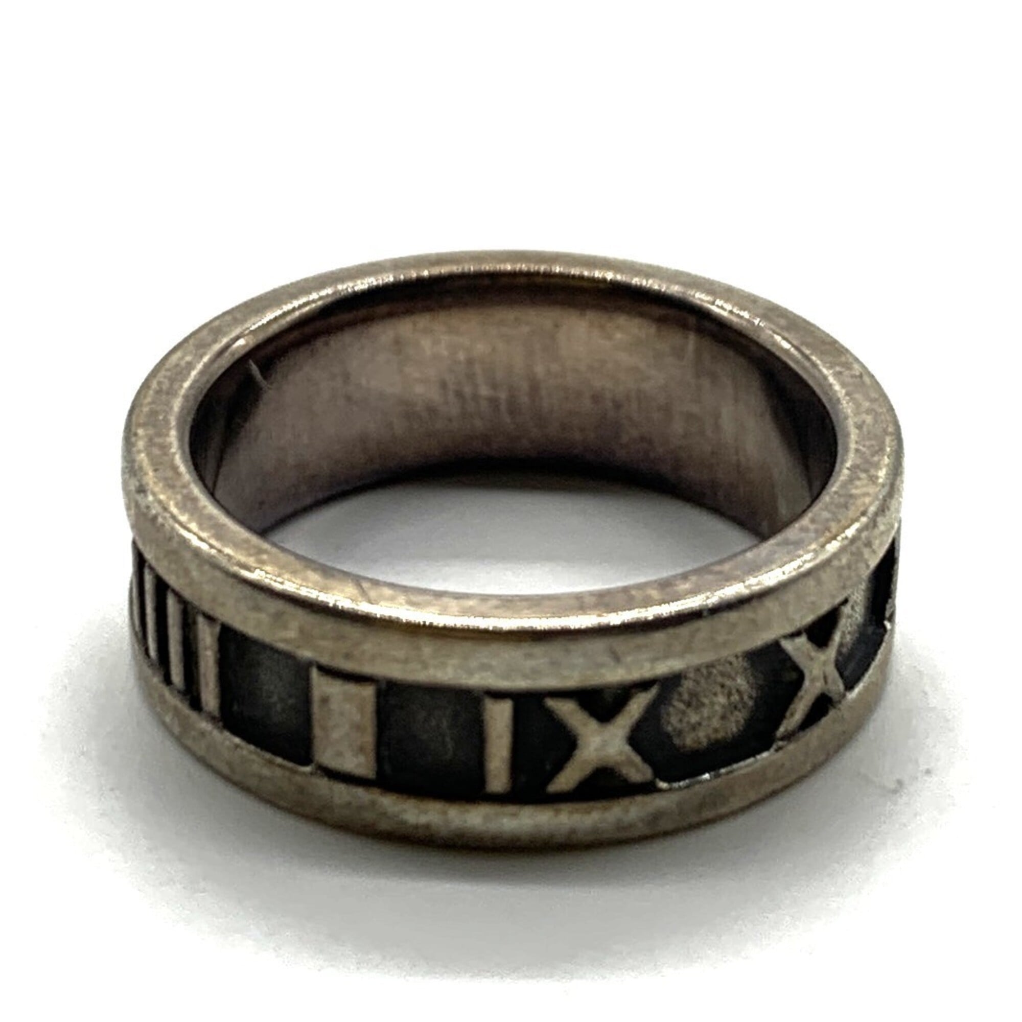 Tiffany Atlas Silver 925 Band Ring (Pre-Owned)