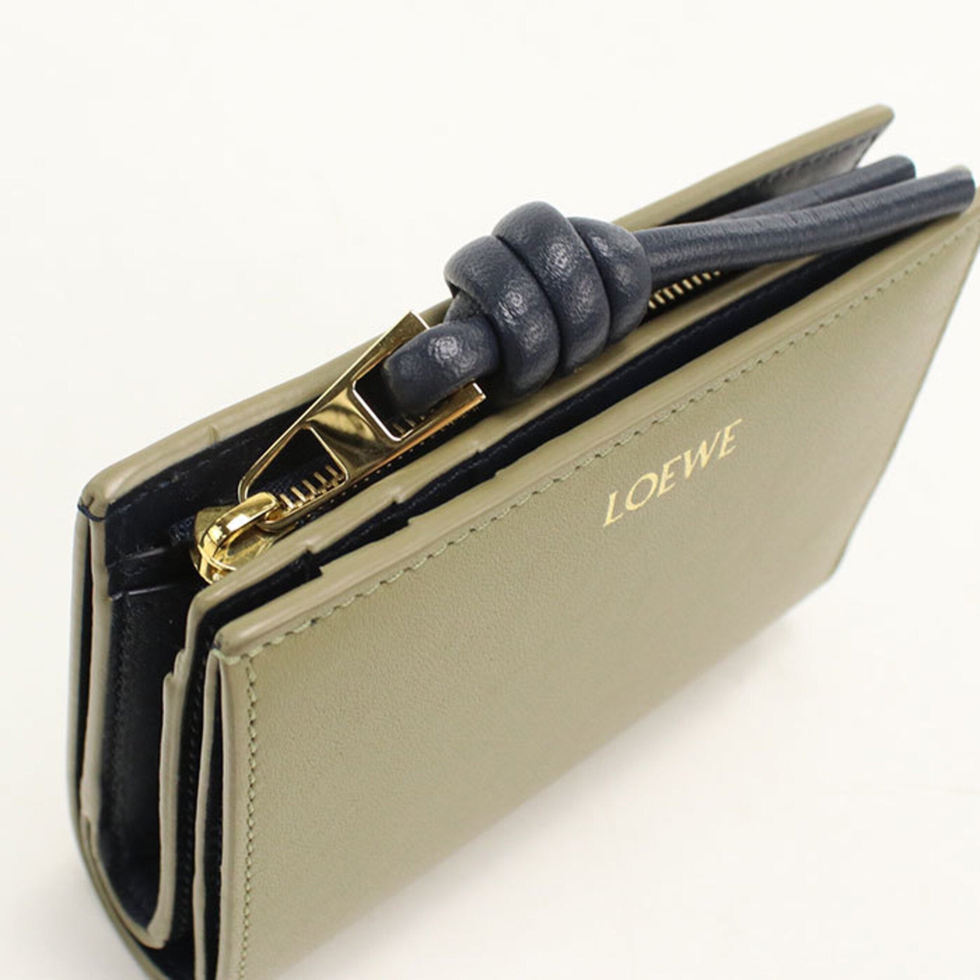 Loewe Khaki Wallet (Bi-Fold) (Pre-Owned)