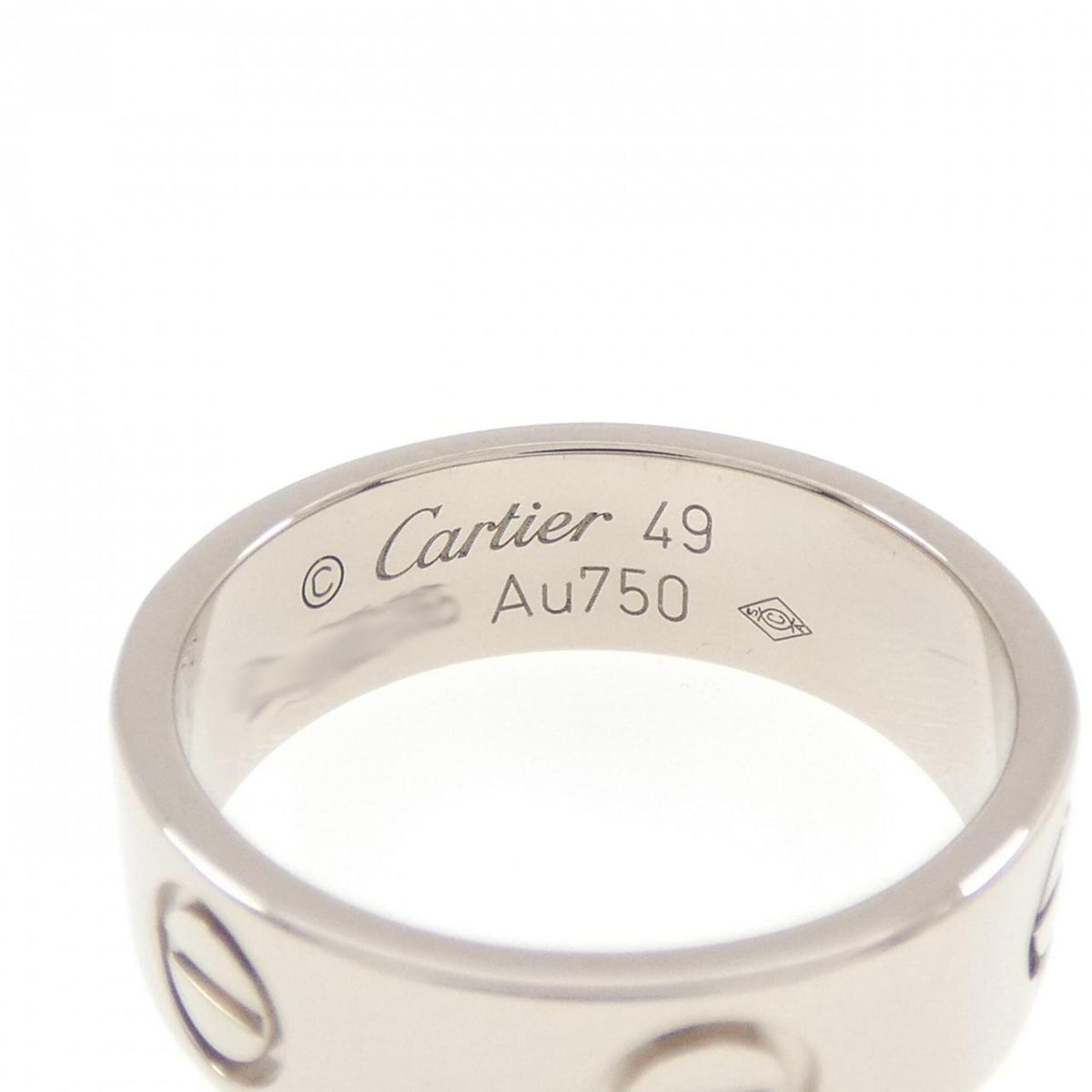 Cartier White Gold (18K) Band Ring (Pre-Owned)