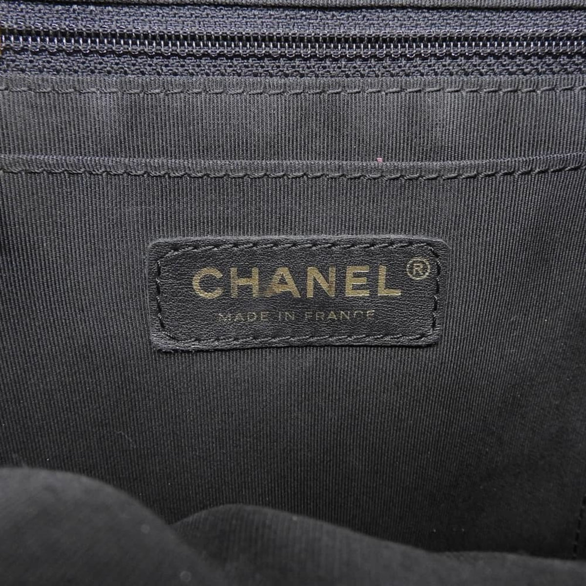 Chanel Matelasse Black Leather Backpack (Pre-Owned)