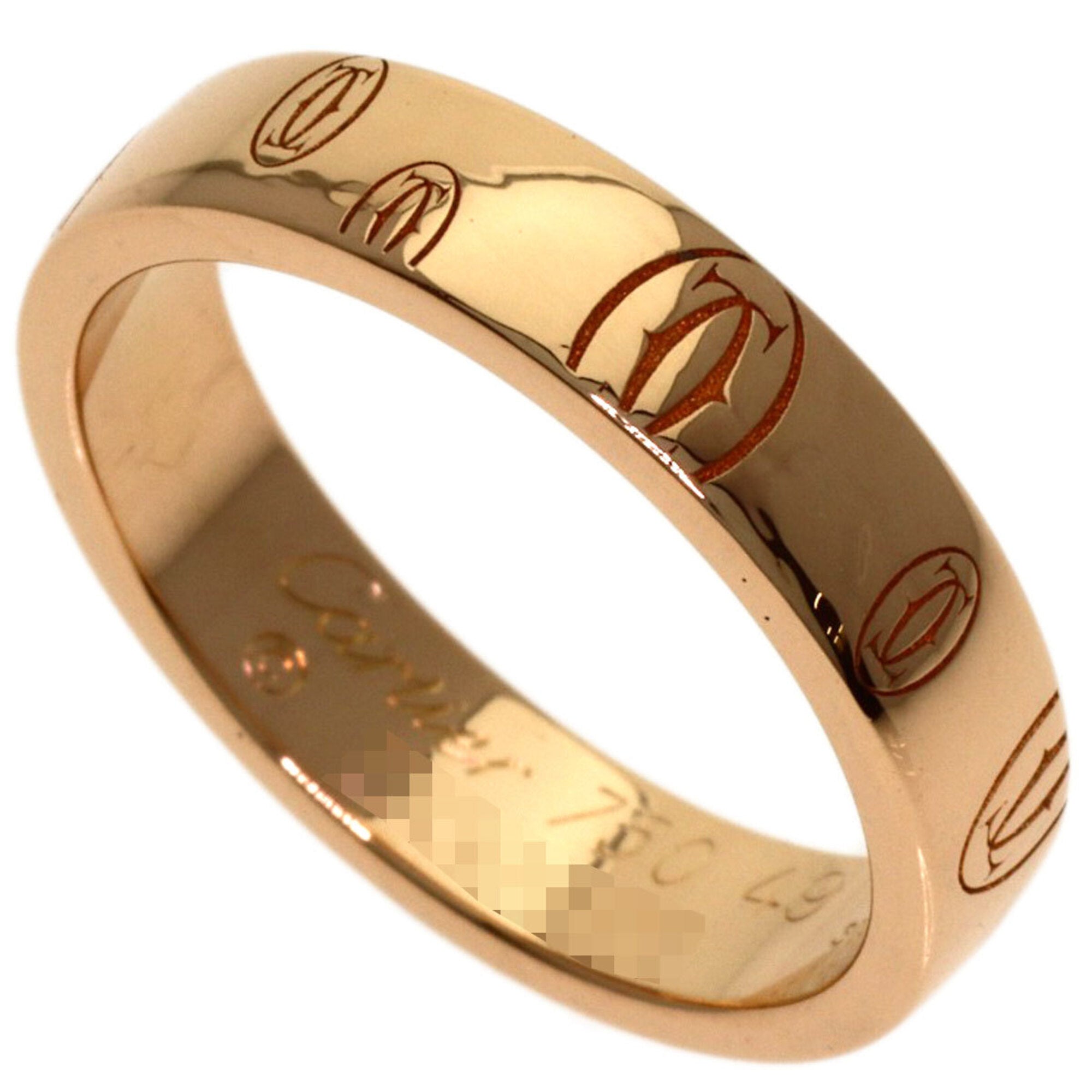 Cartier Happy Birthday Pink Gold (18K) Band Ring (Pre-Owned)