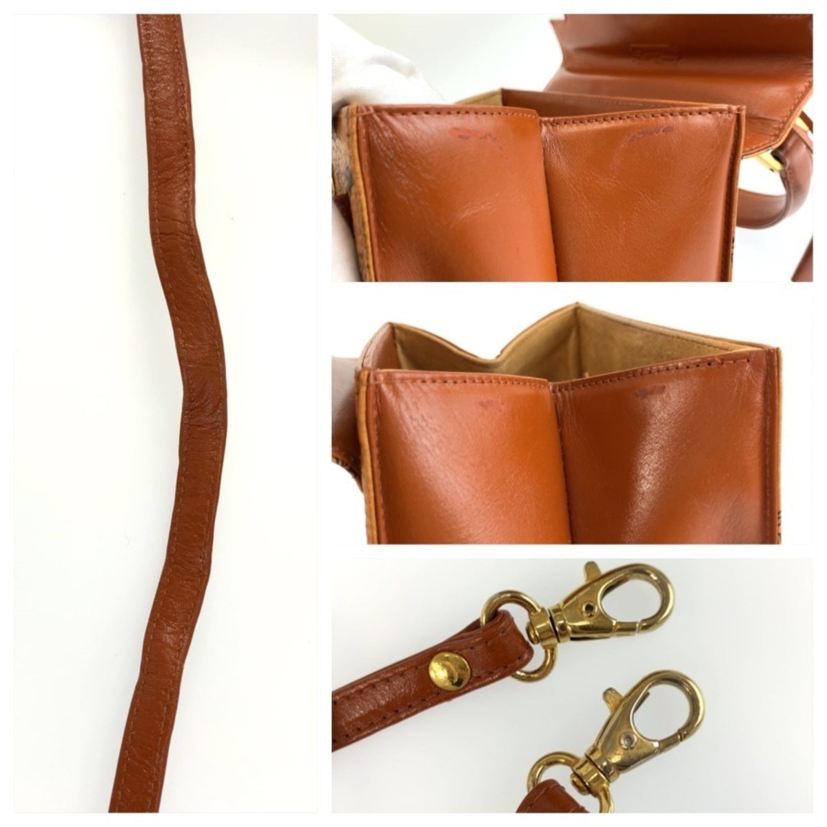 Mcm Brown Pvc Handbag Shoulder Bag (Pre-Owned)