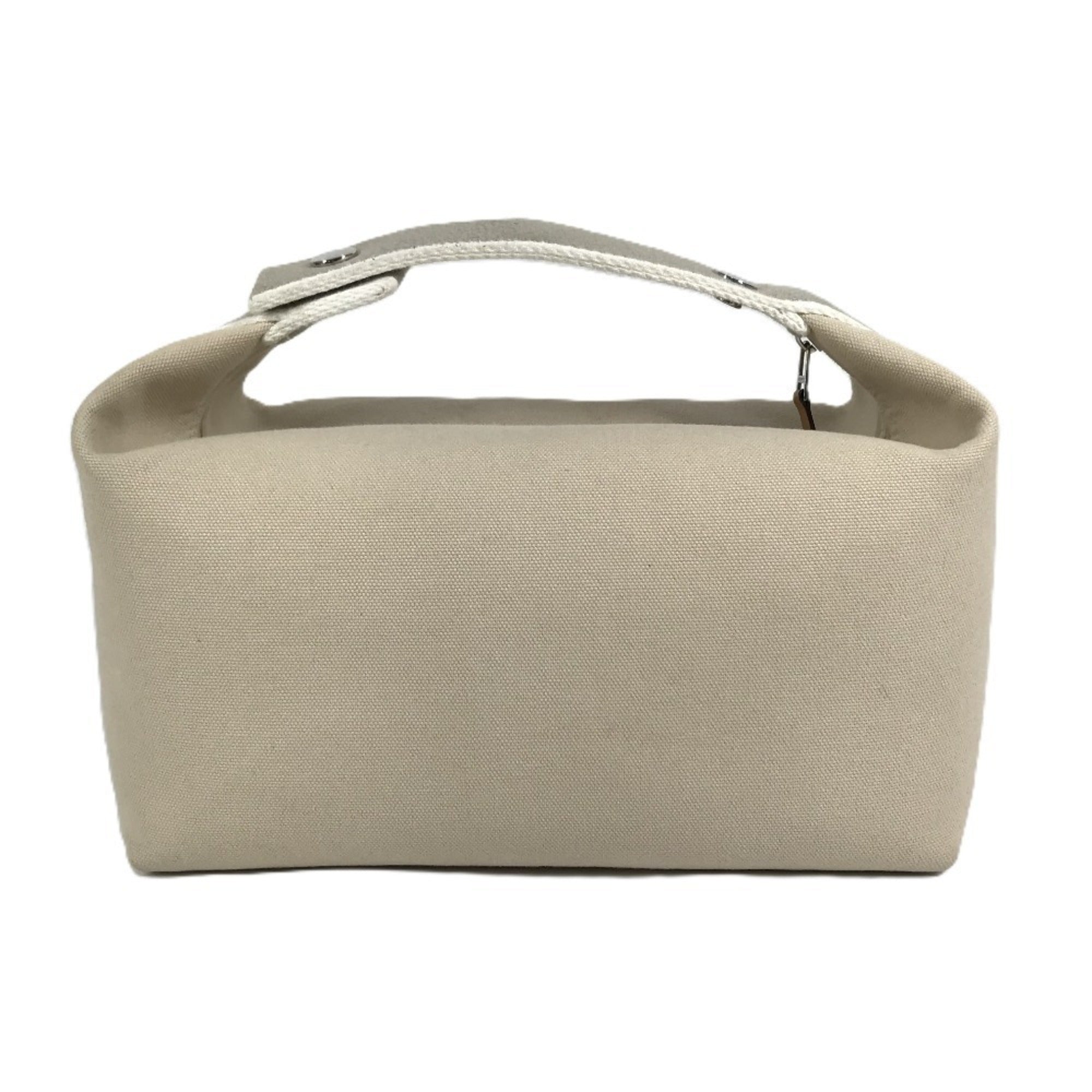 Hermes Beige Cotton Pouch Vanity Bag (Pre-Owned)