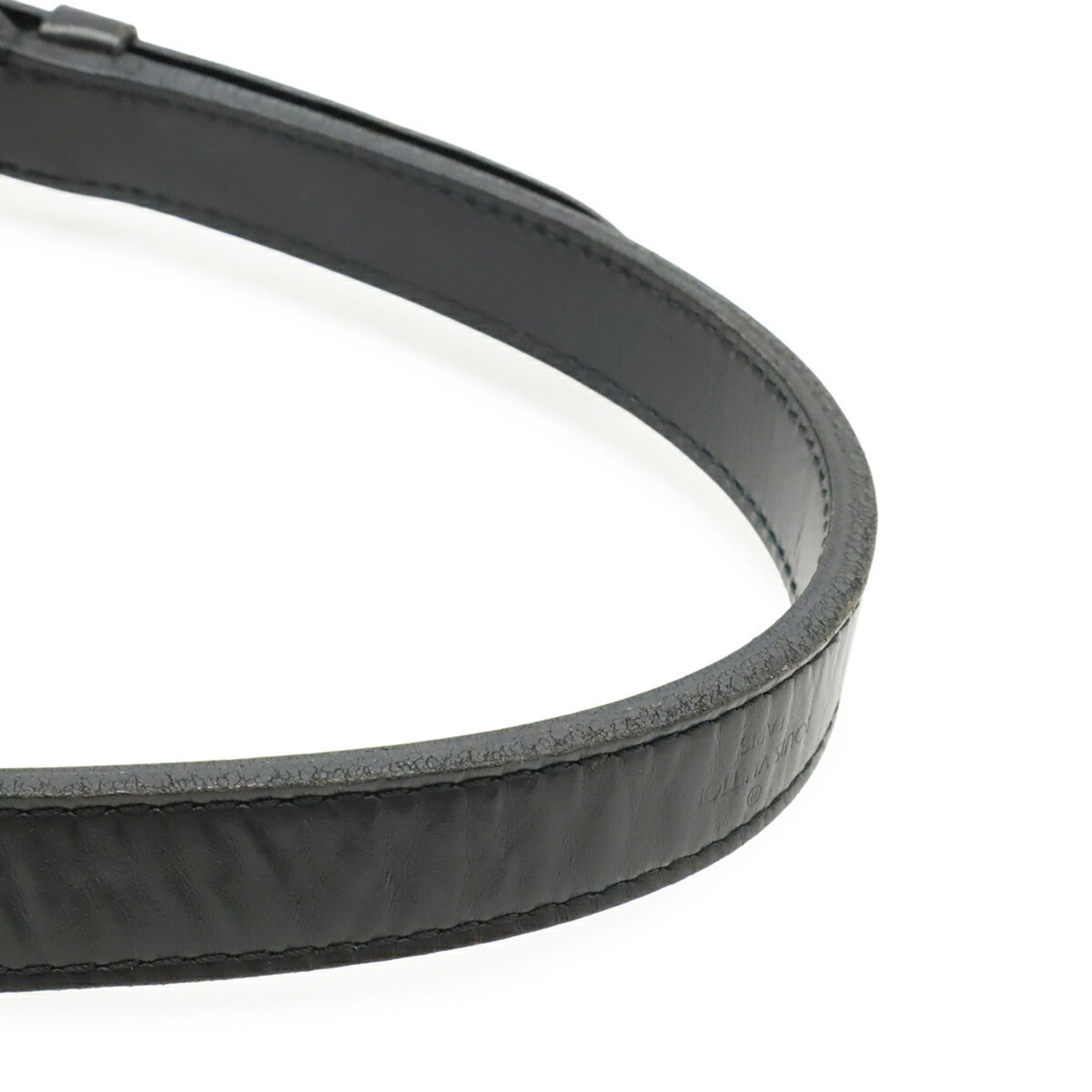 Louis Vuitton Black Noir Epi Leather Shoulder Bag (Pre-Owned)