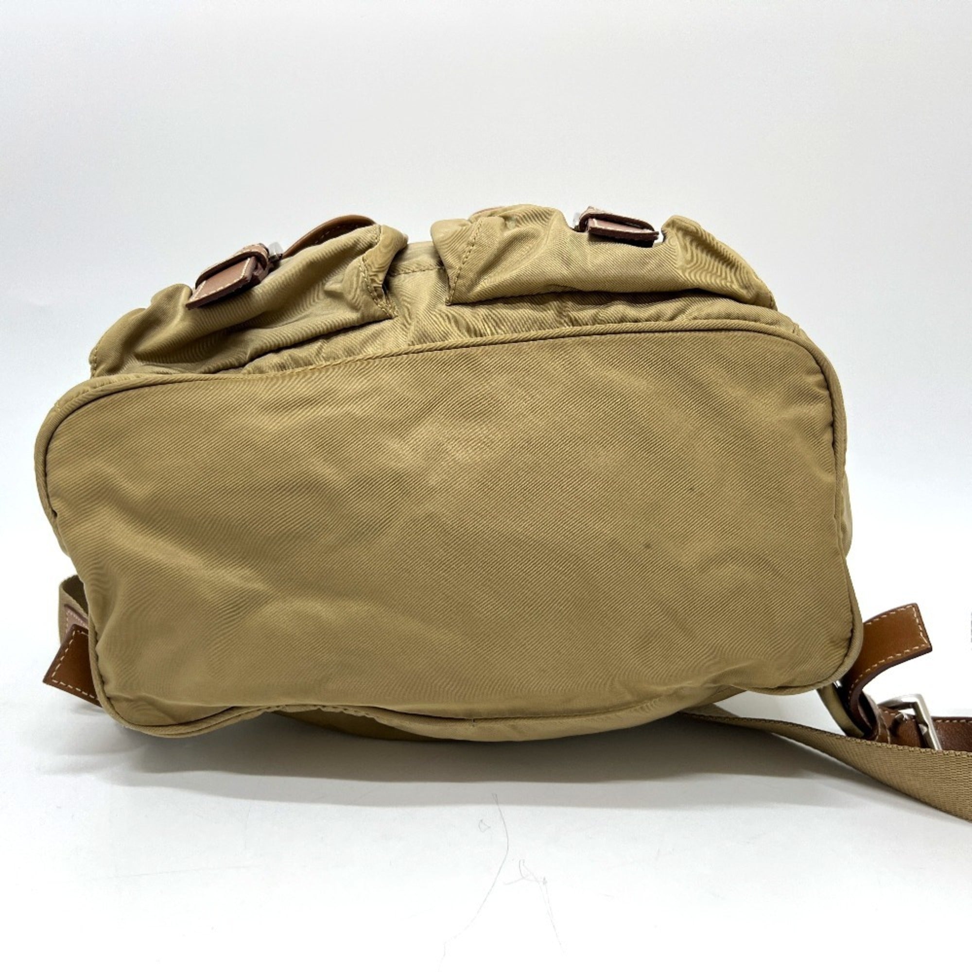 Prada Brown Nylon Backpack (Pre-Owned)