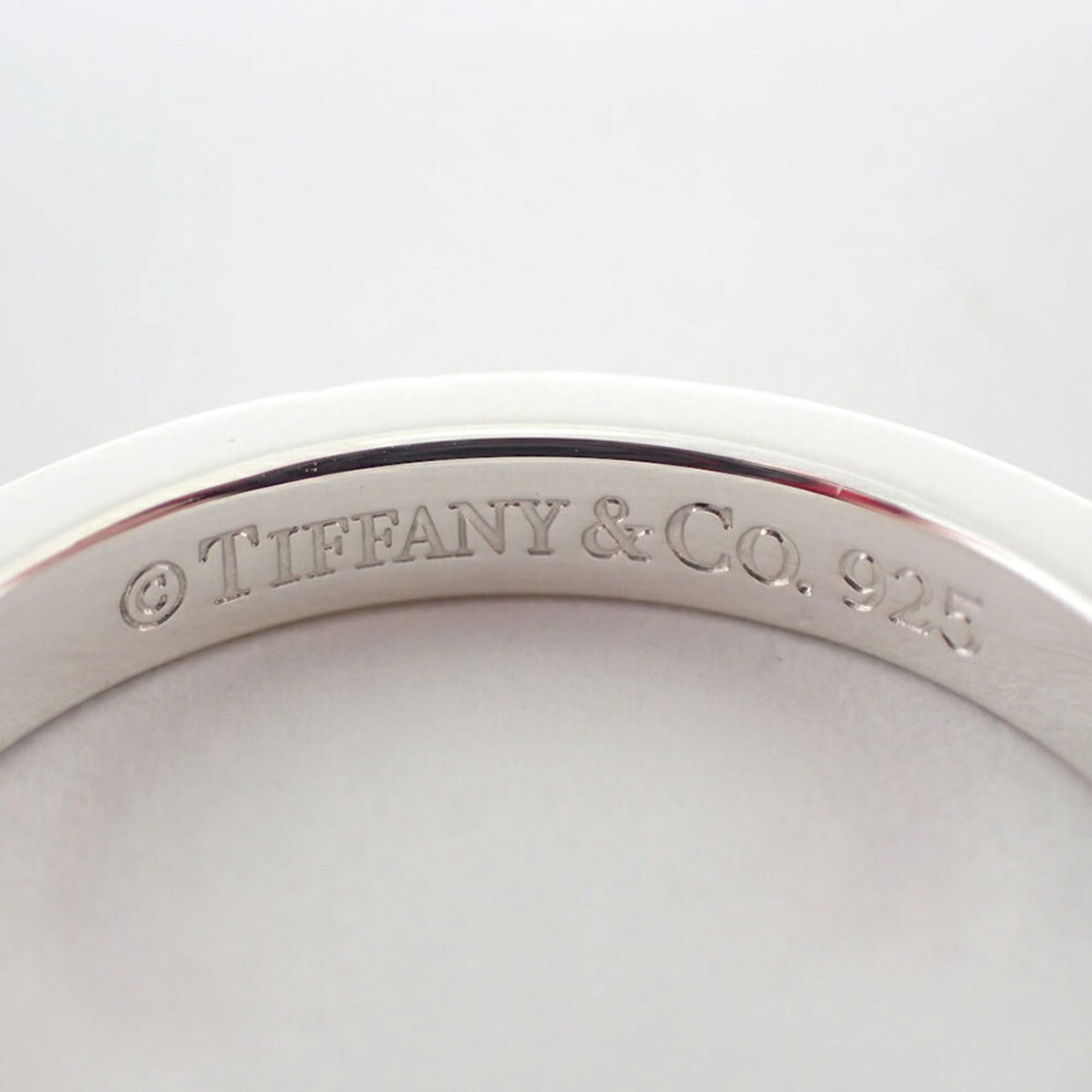 Tiffany Sterling Silver 925 Band Ring (Pre-Owned)