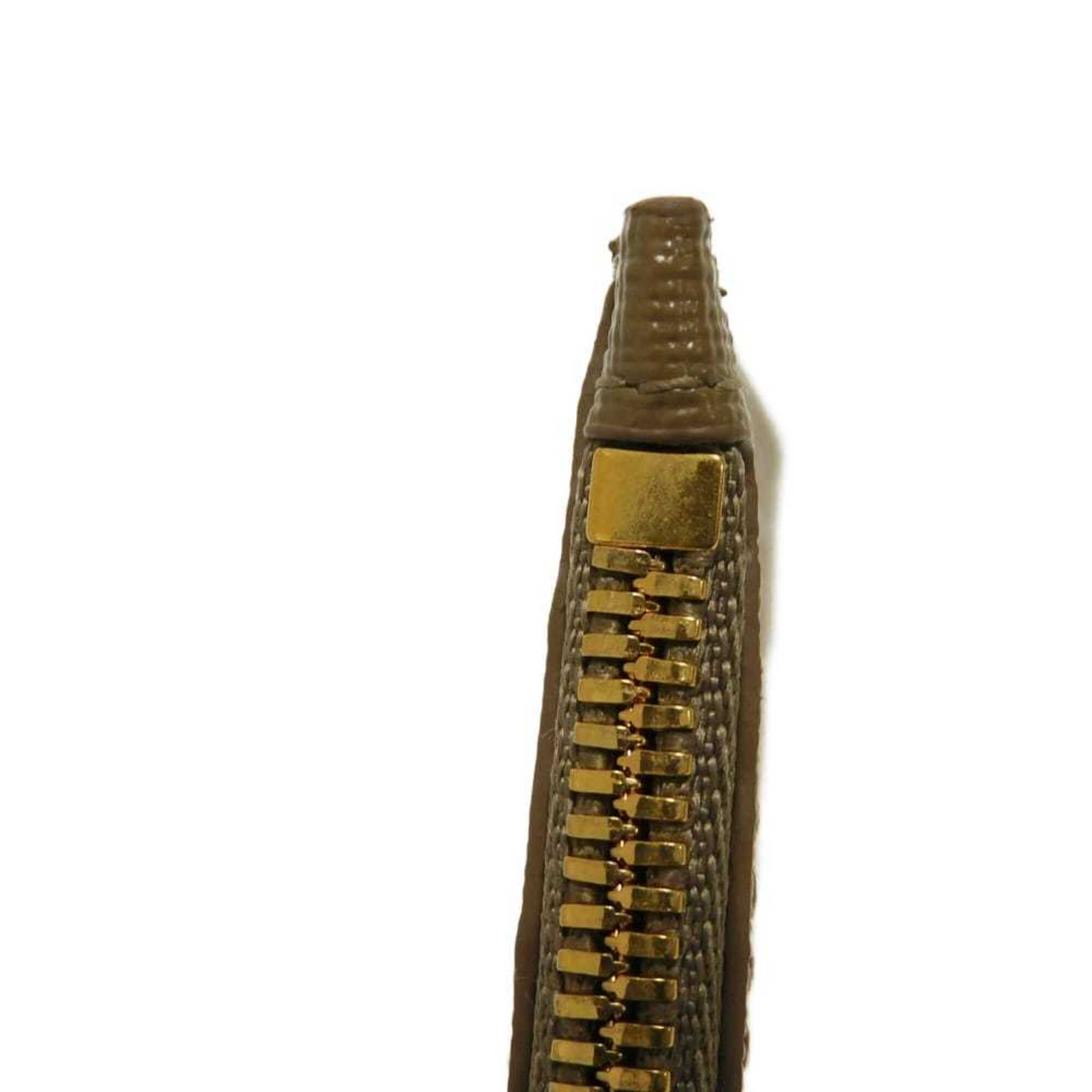 Balenciaga Beige Coated Canvas Pouch (Pre-Owned)