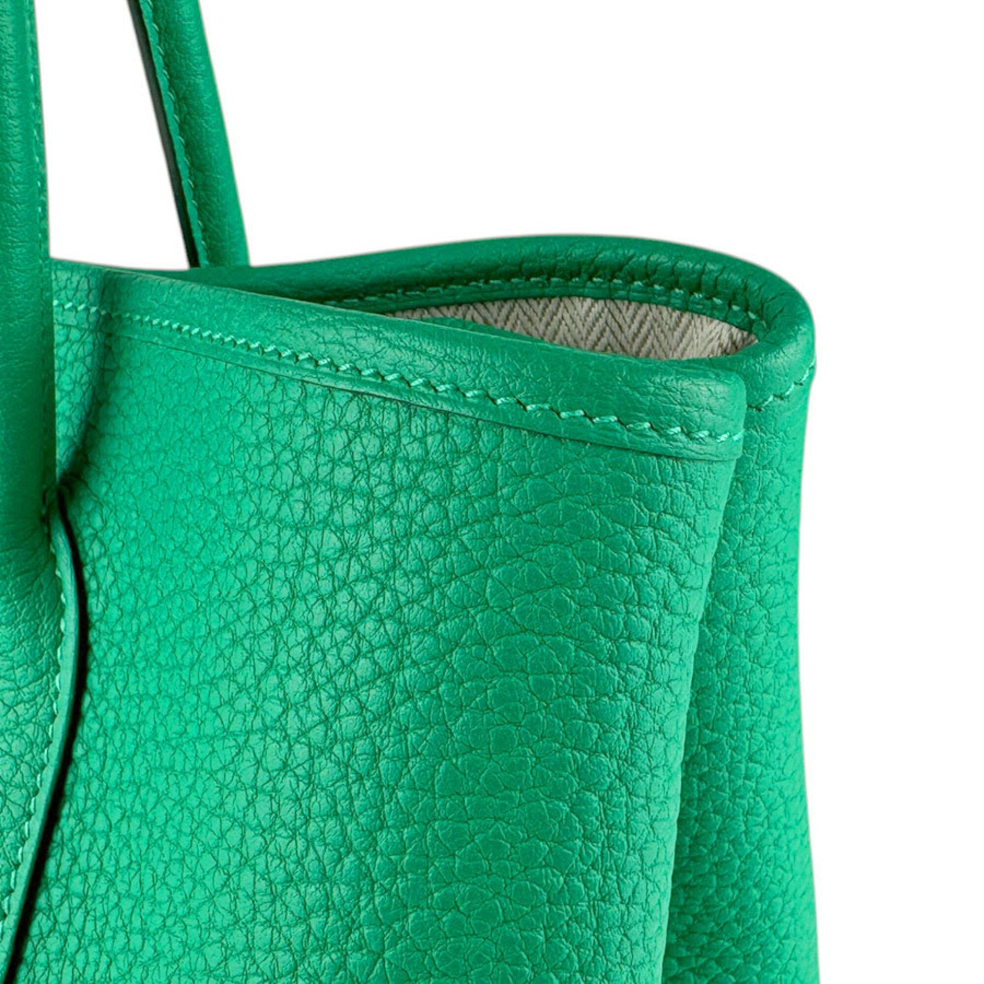 Hermes Mint Green Negonda Leather Handbag (Pre-Owned)