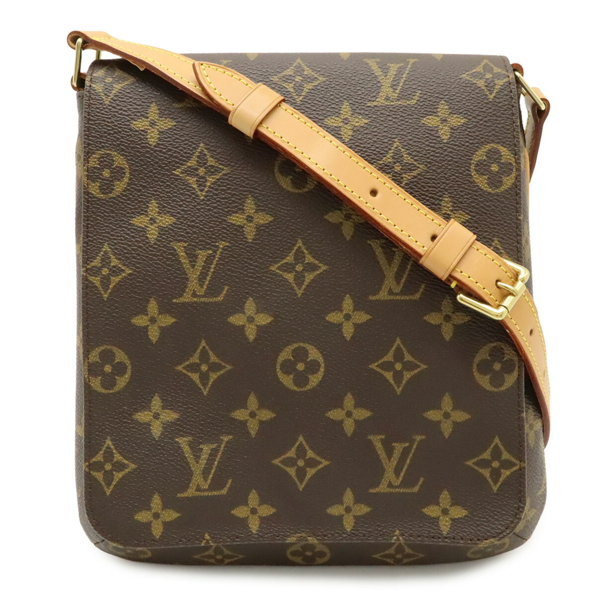 Louis Vuitton Brown Monogram Canvas Pvc Coated Canvas Shoulder Bag (Pre-Owned)