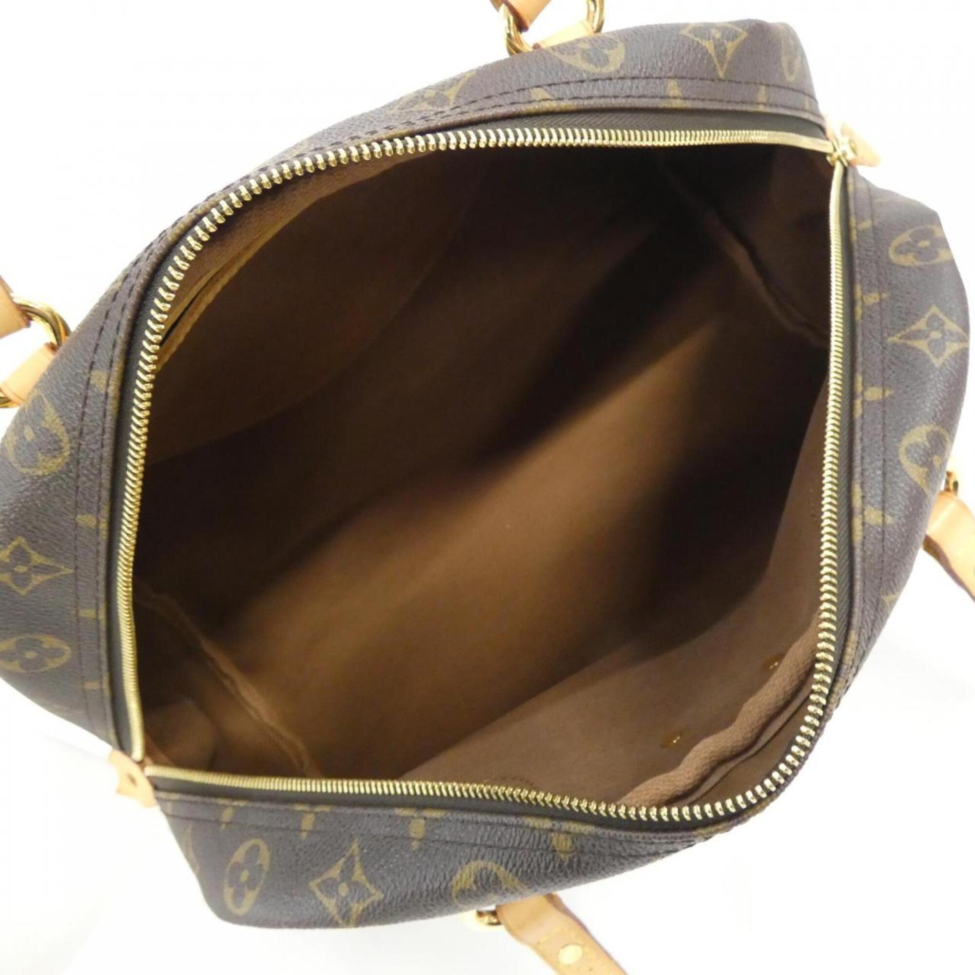 Louis Vuitton Marron Coated Canvas Shoulder Bag (Pre-Owned)