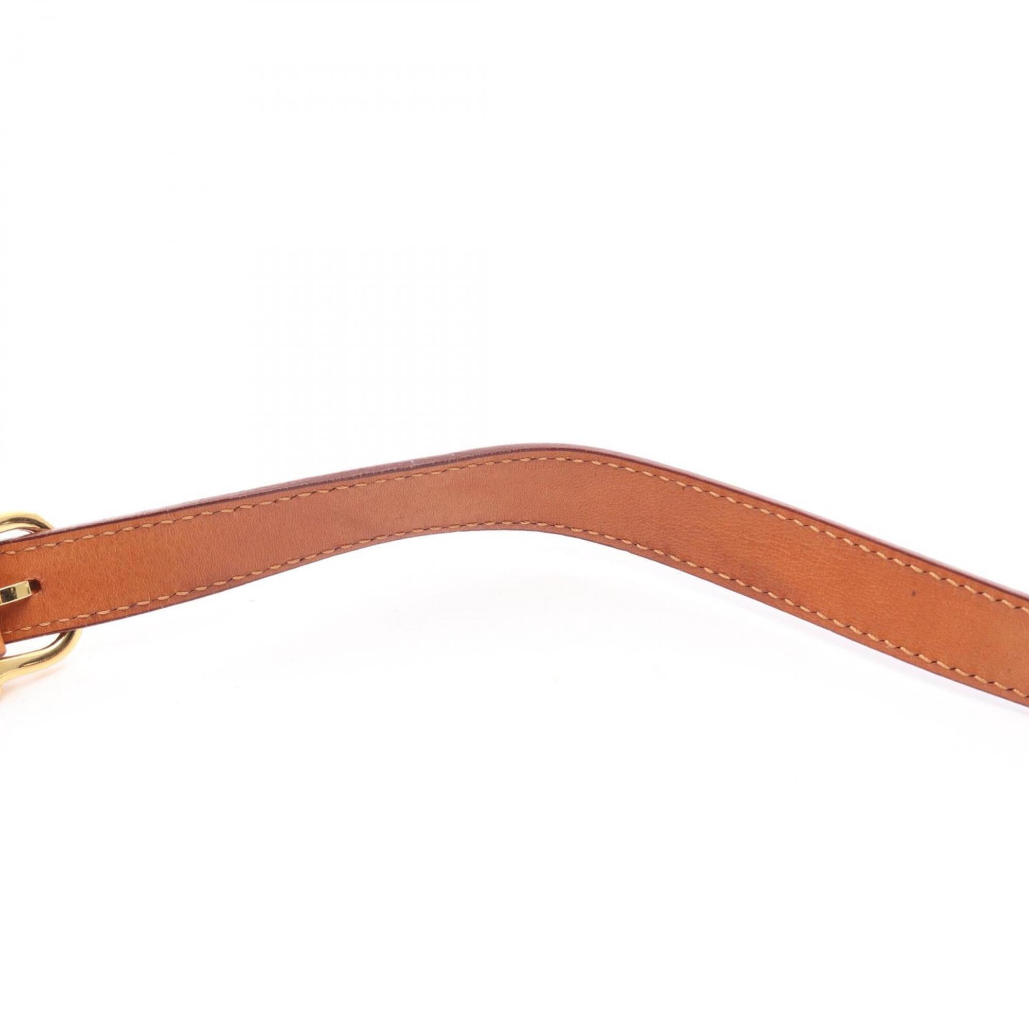 Celine Macadam Beige Brown Coated Canvas Handbag Shoulder Bag (Pre-Owned)