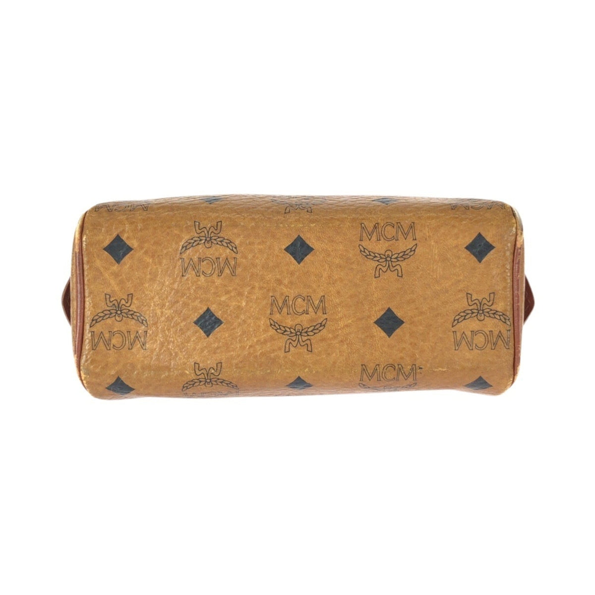 Mcm Brown Camel Pvc Handbag Shoulder Bag (Pre-Owned)