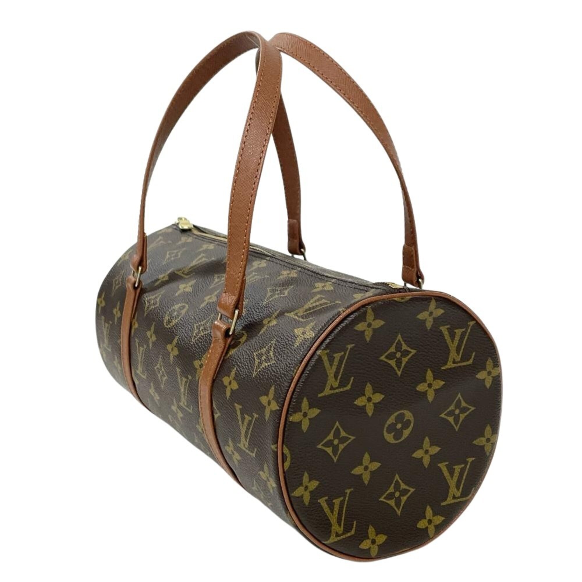 Louis Vuitton Brown Monogram Canvas Handbag Pouch (Pre-Owned)