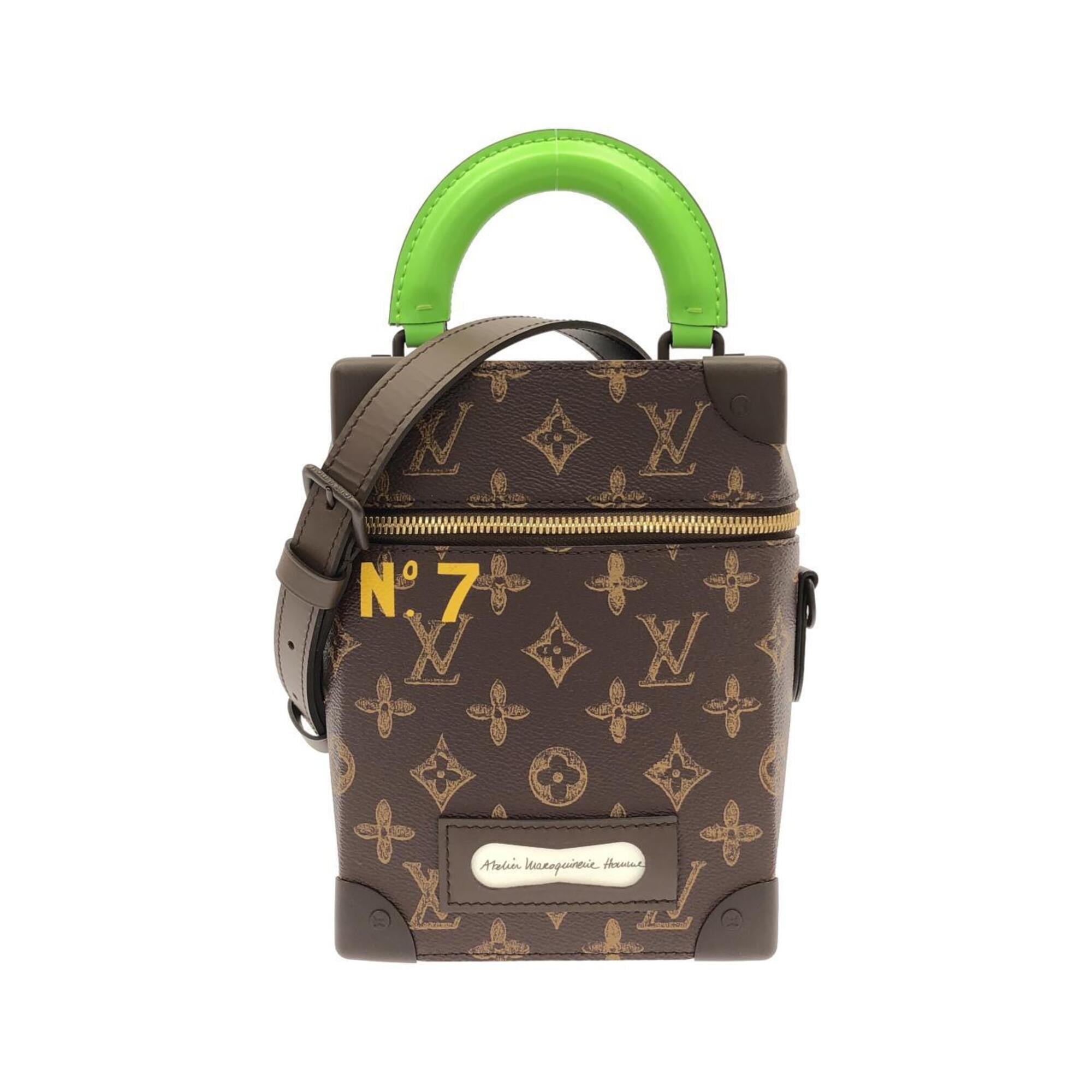 Louis Vuitton Monogram Marron Coated Canvas Handbag (Pre-Owned)