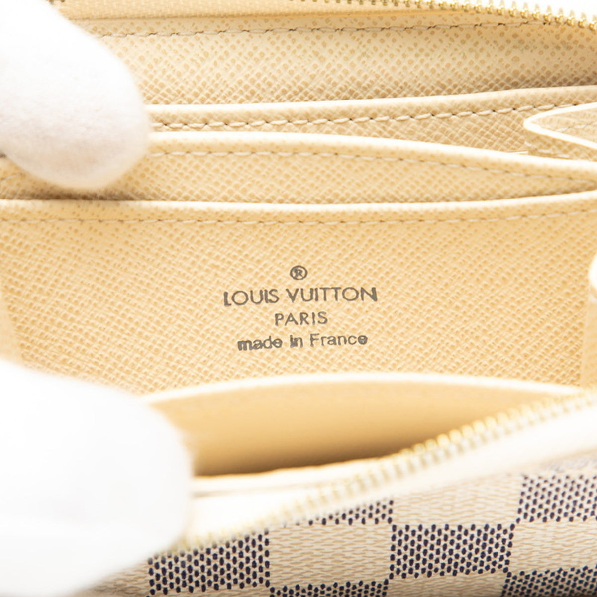 Louis Vuitton White Pvc Leather Coin Purse/Coin Case (Pre-Owned)