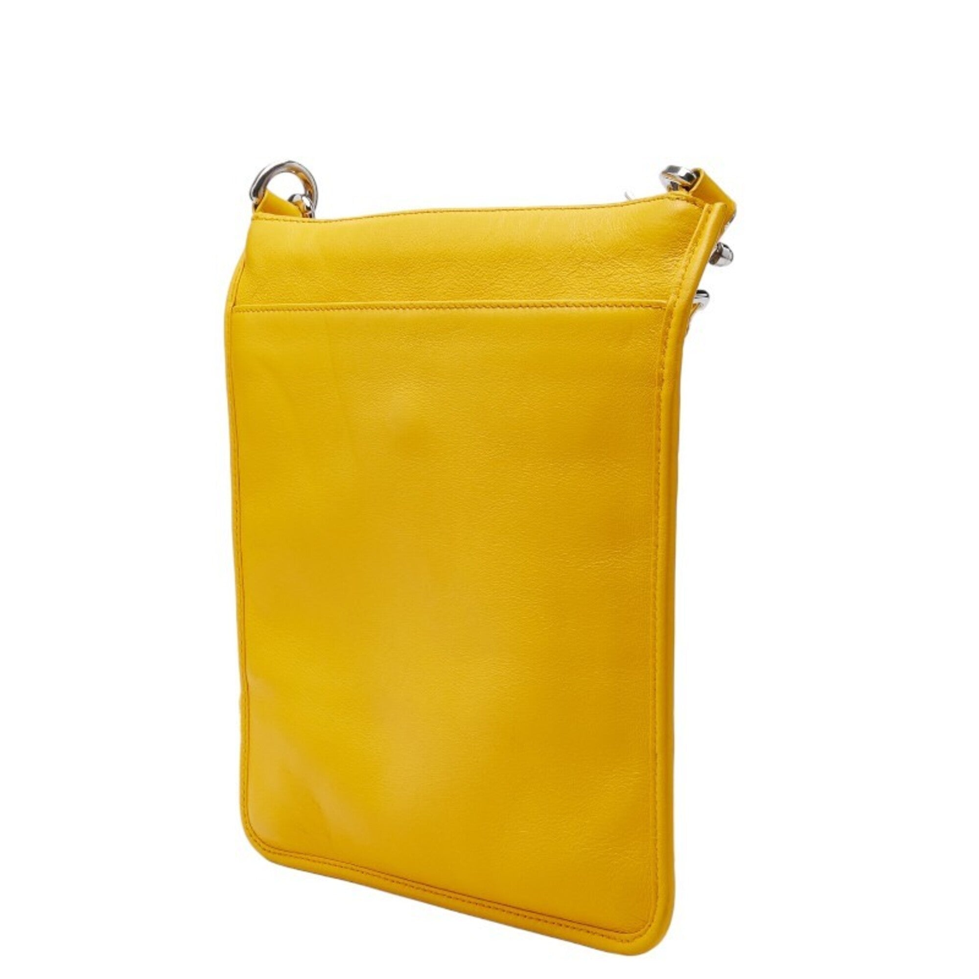 Loewe Yellow Leather Shoulder Bag (Pre-Owned)