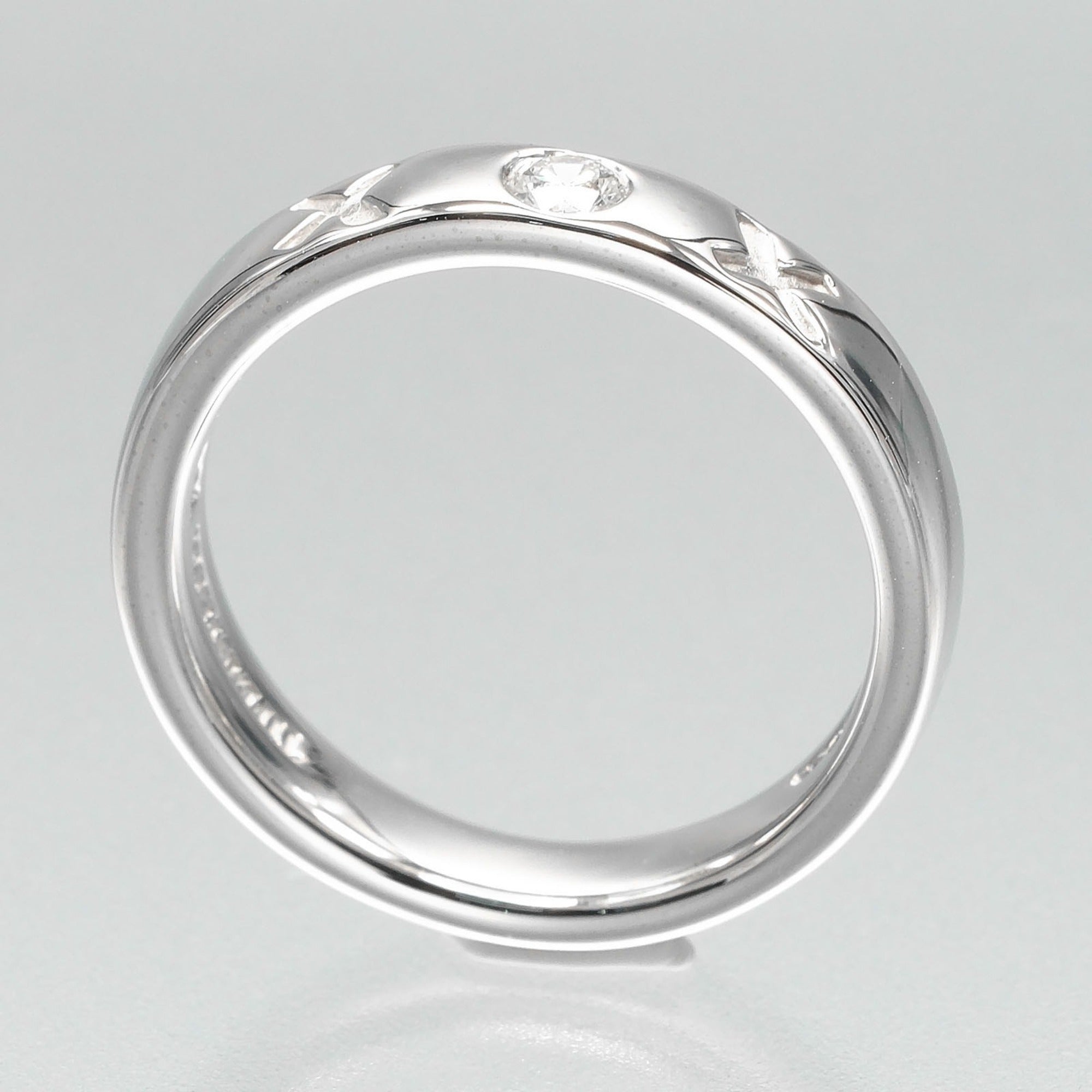 Tiffany White Gold (18K) Band Ring (Pre-Owned)