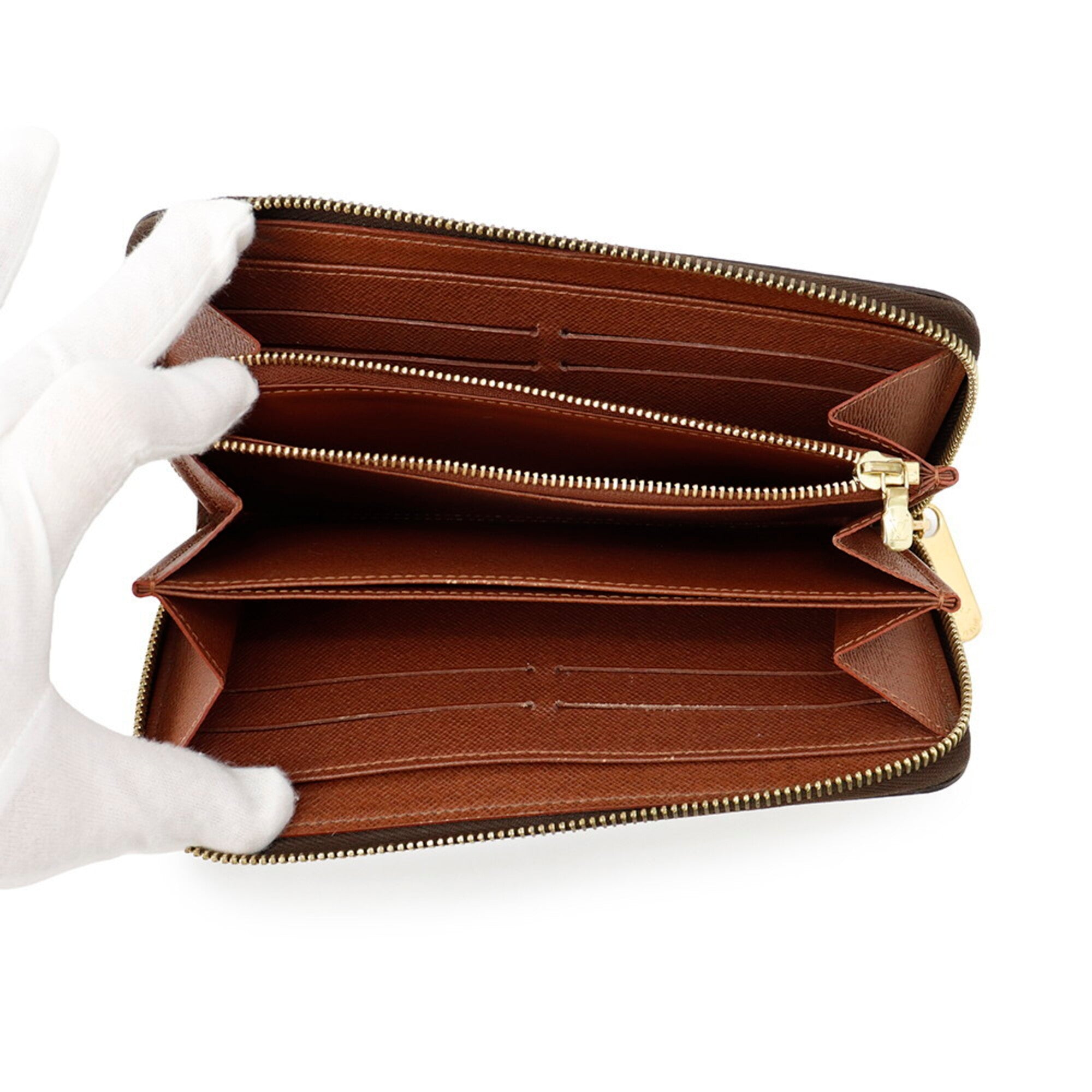 Louis Vuitton Monogram Brown Monogram Long Wallet (Bi-Fold) (Pre-Owned)