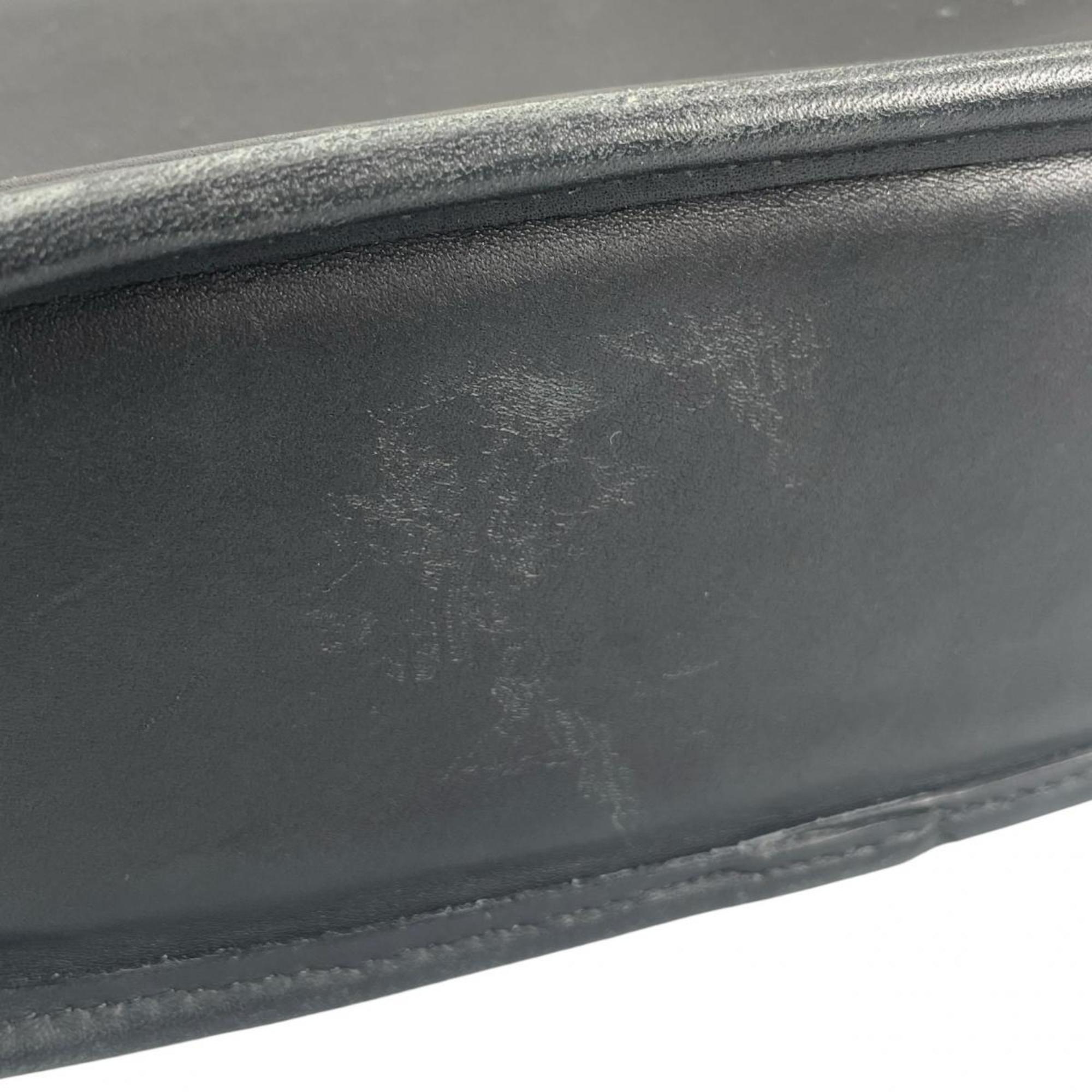 Coach Black Leather Handbag Shoulder Bag (Pre-Owned)
