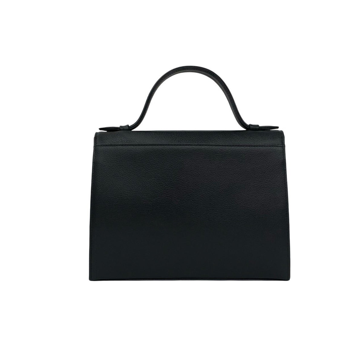 Yves Saint Laurent Black Leather Handbag Tote Bag (Pre-Owned)