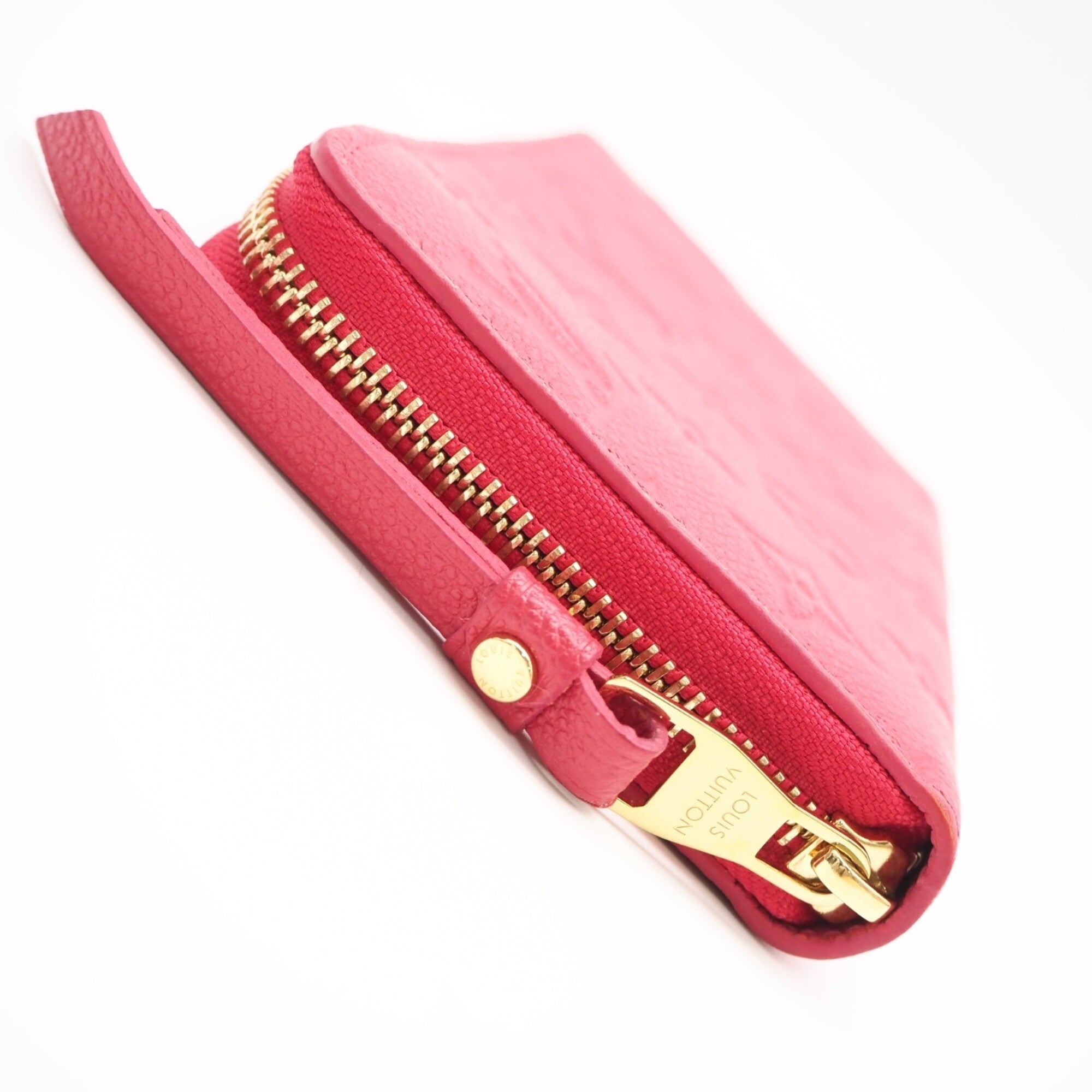 Louis Vuitton Monogram Empreinte Pink Leather Long Wallet (Bi-Fold) (Pre-Owned)