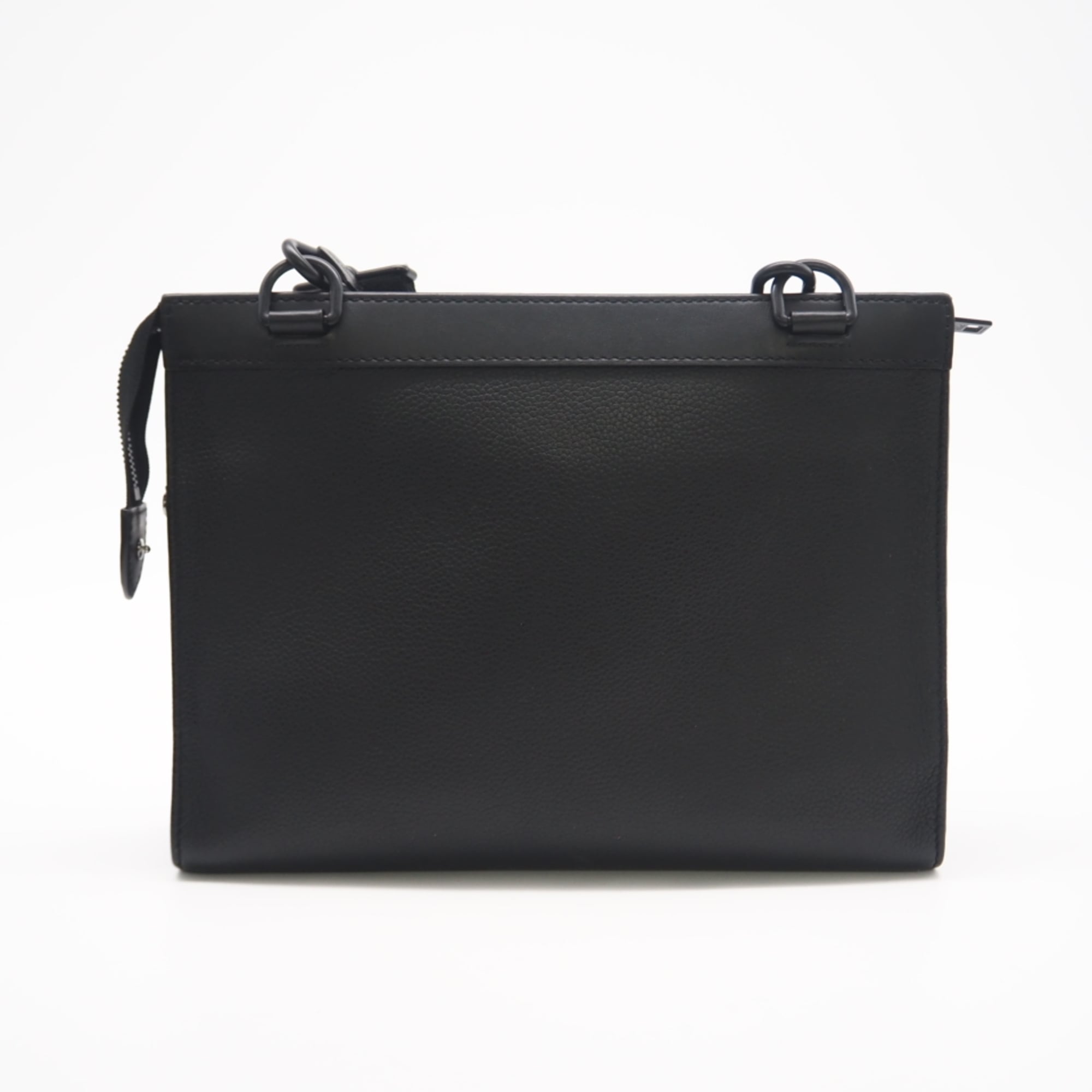 Louis Vuitton Black Noir Leather Shoulder Bag (Pre-Owned)
