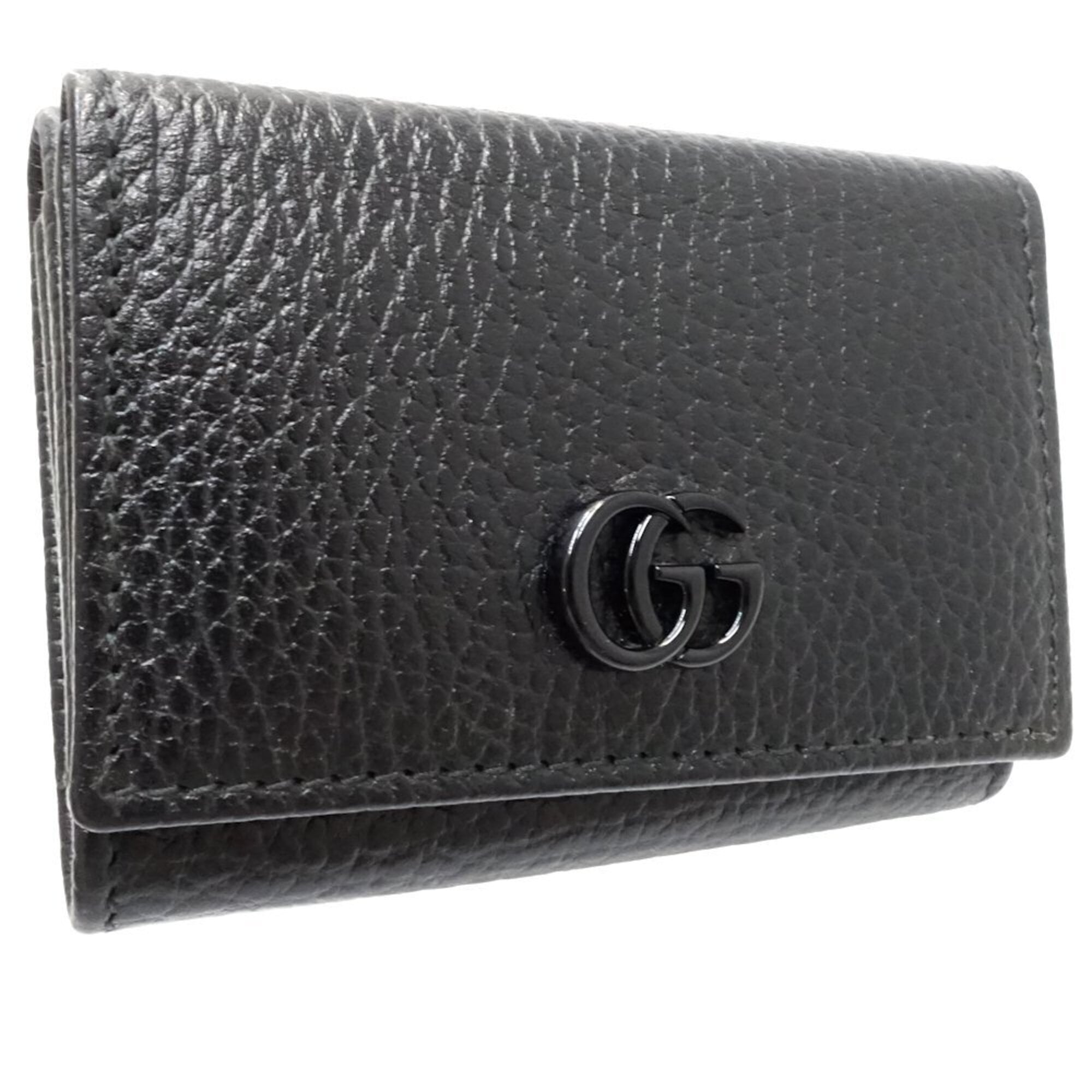 Gucci Black Leather Wallet (Tri-Fold) (Pre-Owned)
