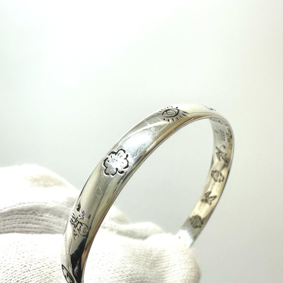 Gucci Silver Silver 925 Bangle (Pre-Owned)