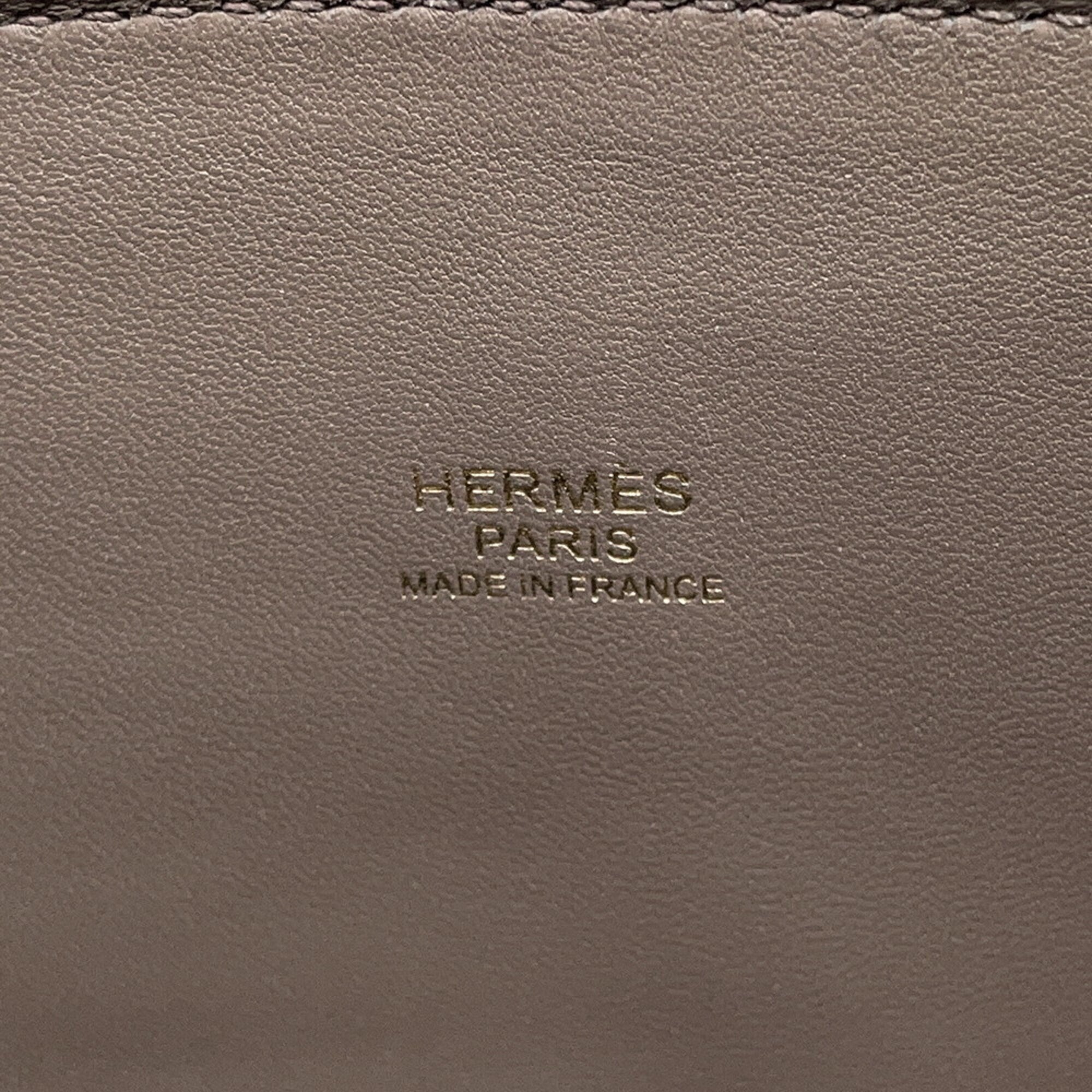 Hermes Etain Epsom Leather Handbag Shoulder Bag (Pre-Owned)