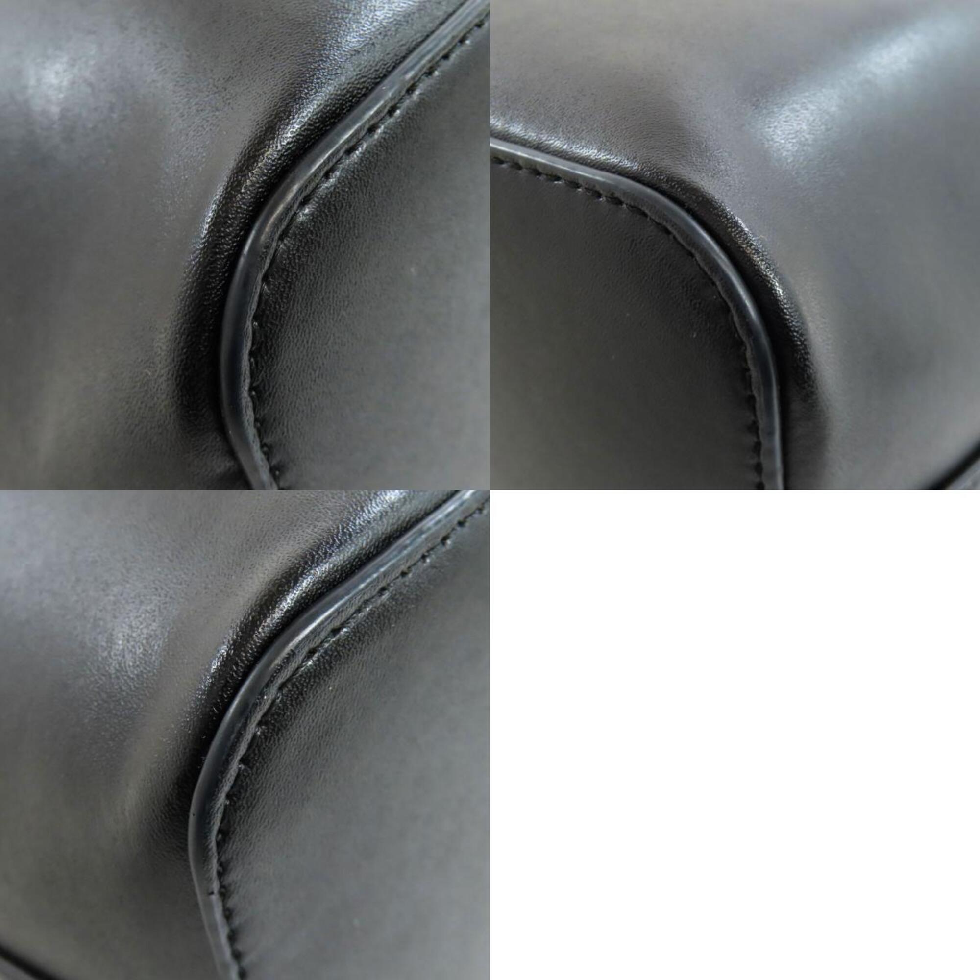 Fendi Black Leather Handbag (Pre-Owned)