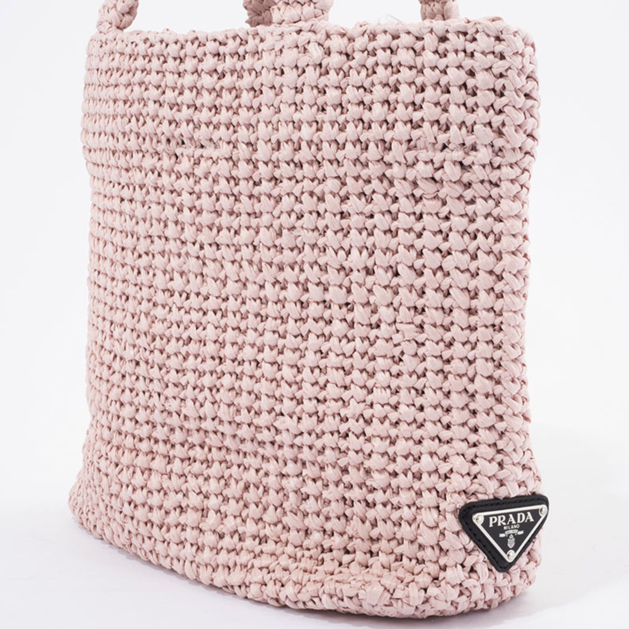 Prada Pink Viscose Tote Bag (Pre-Owned)