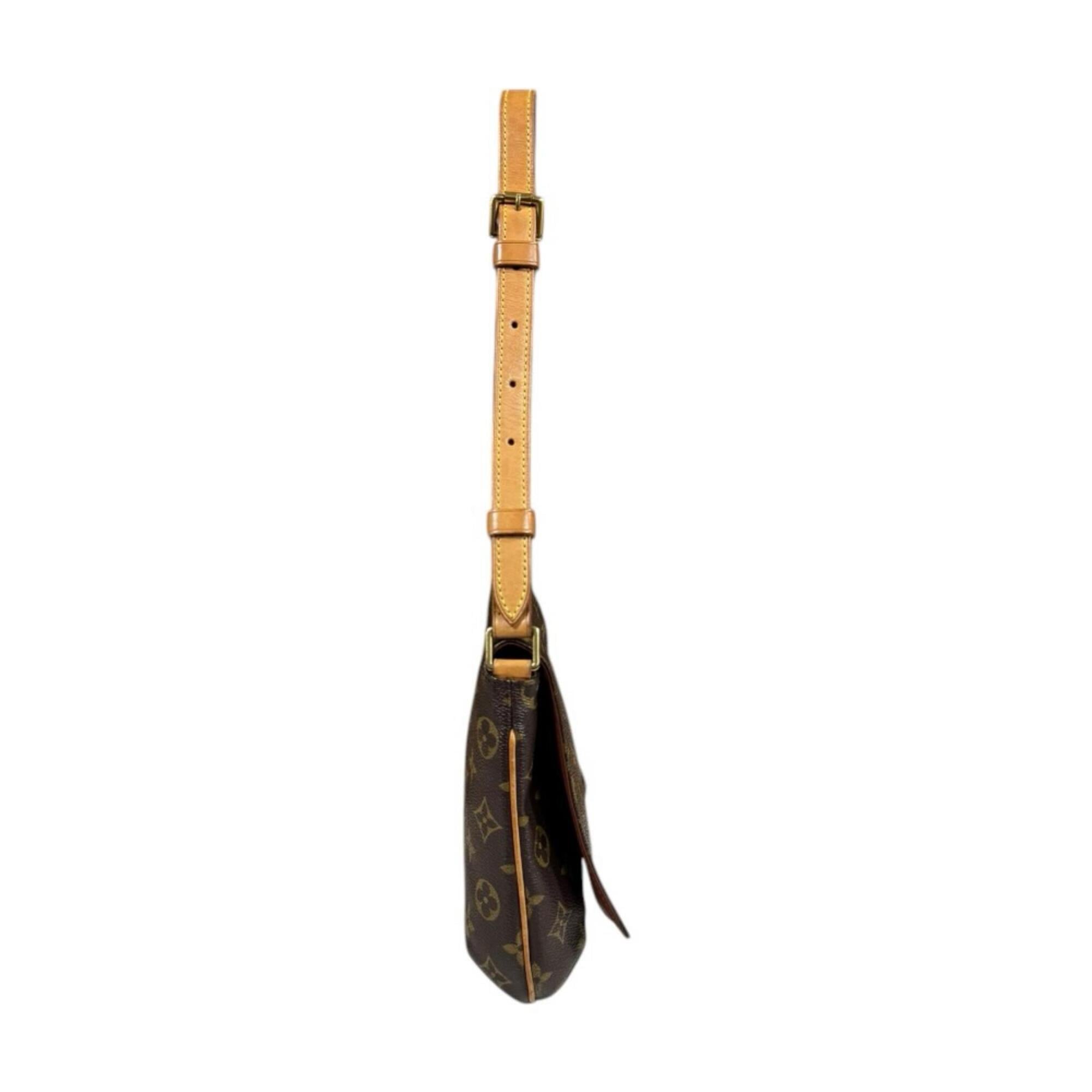 Louis Vuitton Brown Monogram Canvas Shoulder Bag (Pre-Owned)