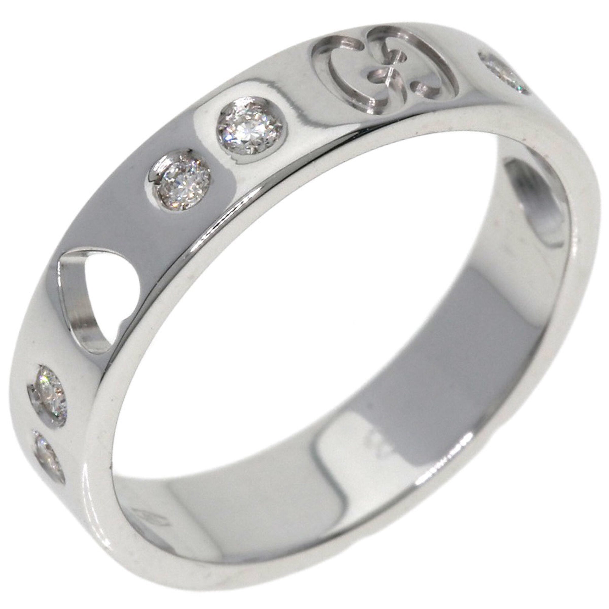 Gucci White Gold (18K) Band Ring (Pre-Owned)