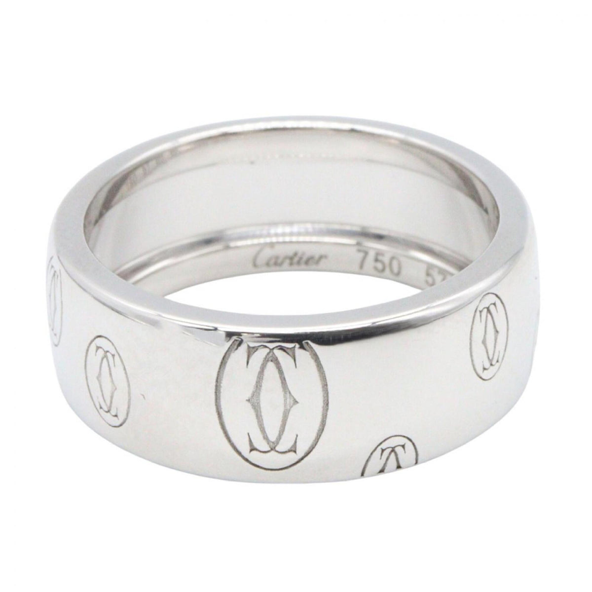 Cartier Silver White Gold (18K) Band Ring (Pre-Owned)