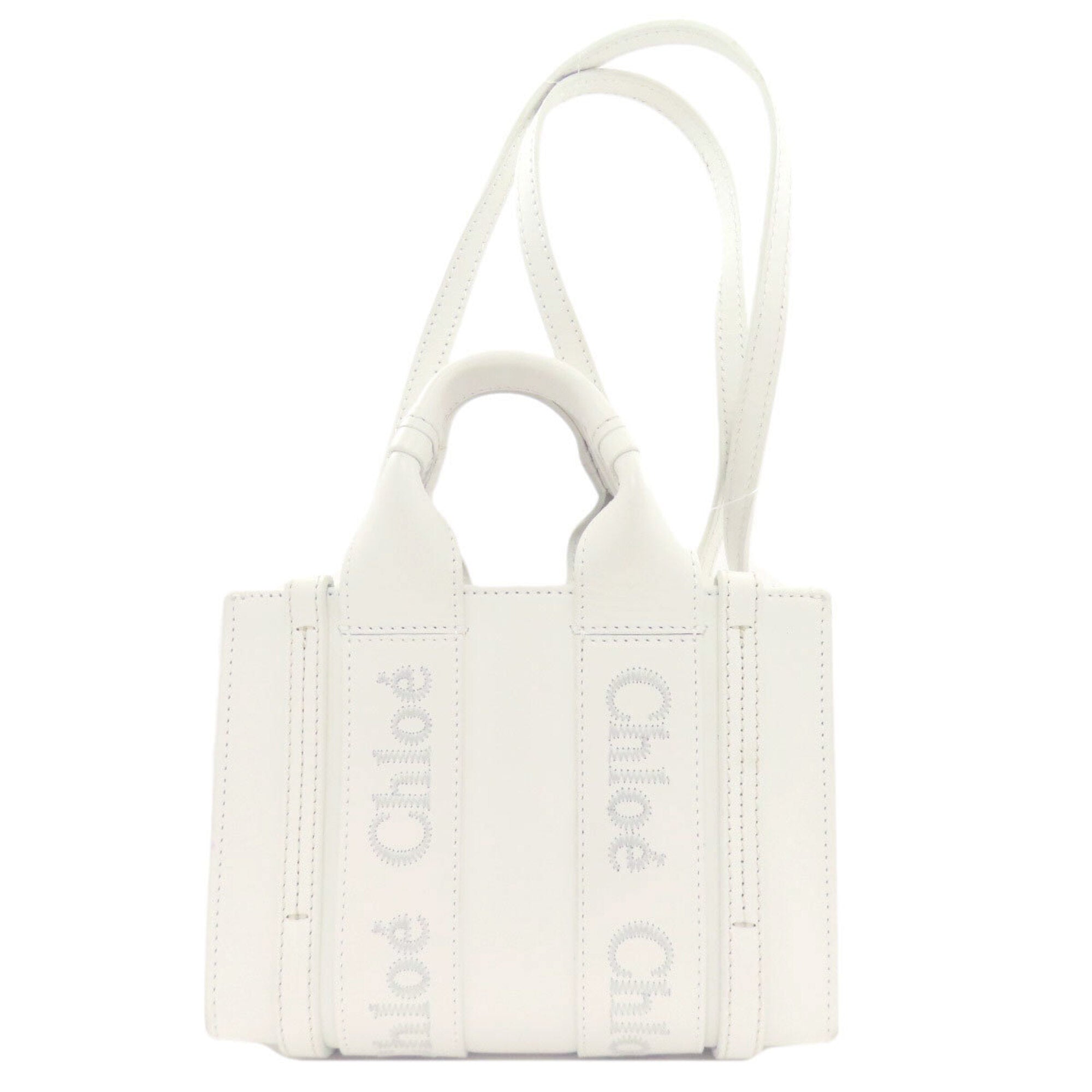 Chloé White Leather Handbag (Pre-Owned)