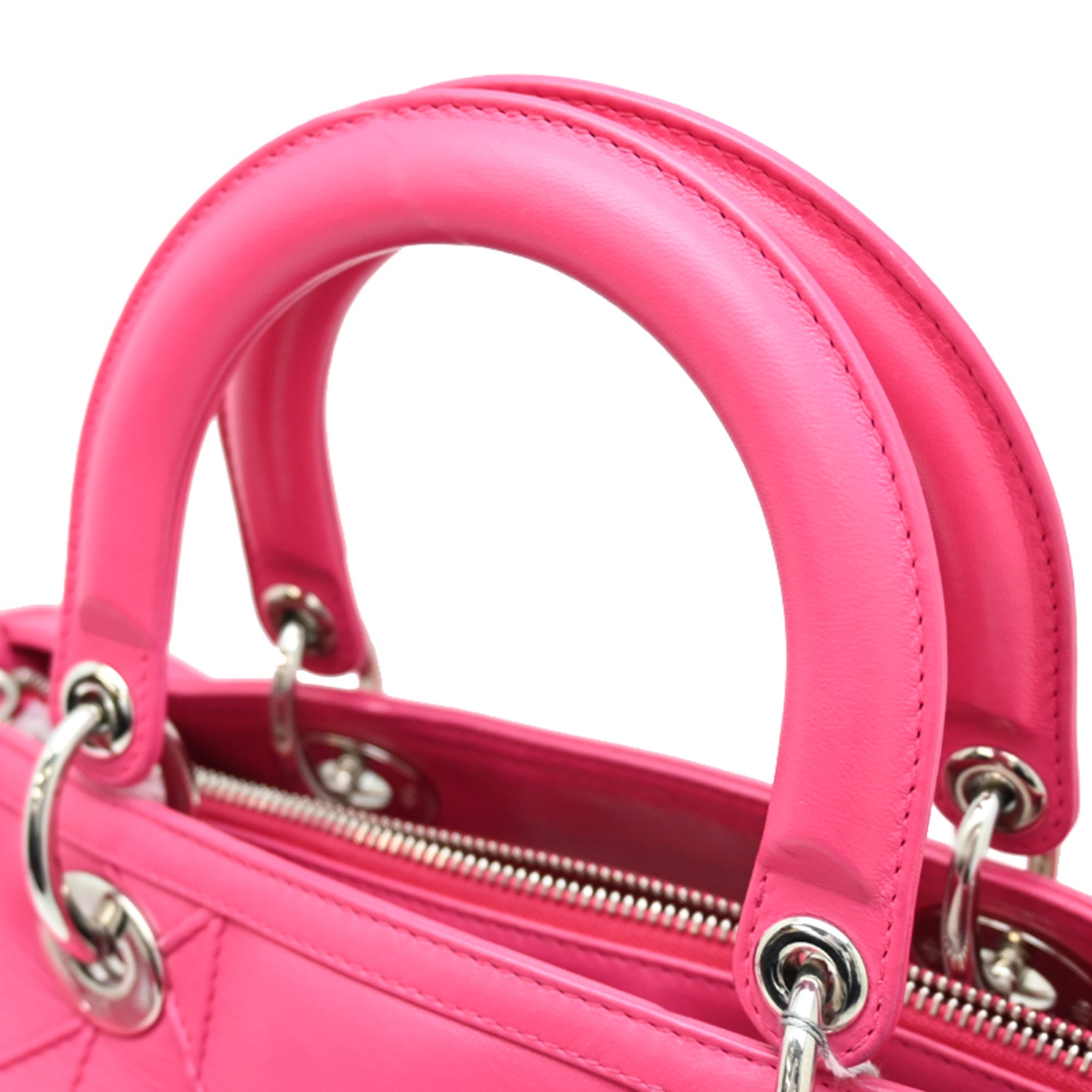 Christian Dior Pink Leather Handbag (Pre-Owned)