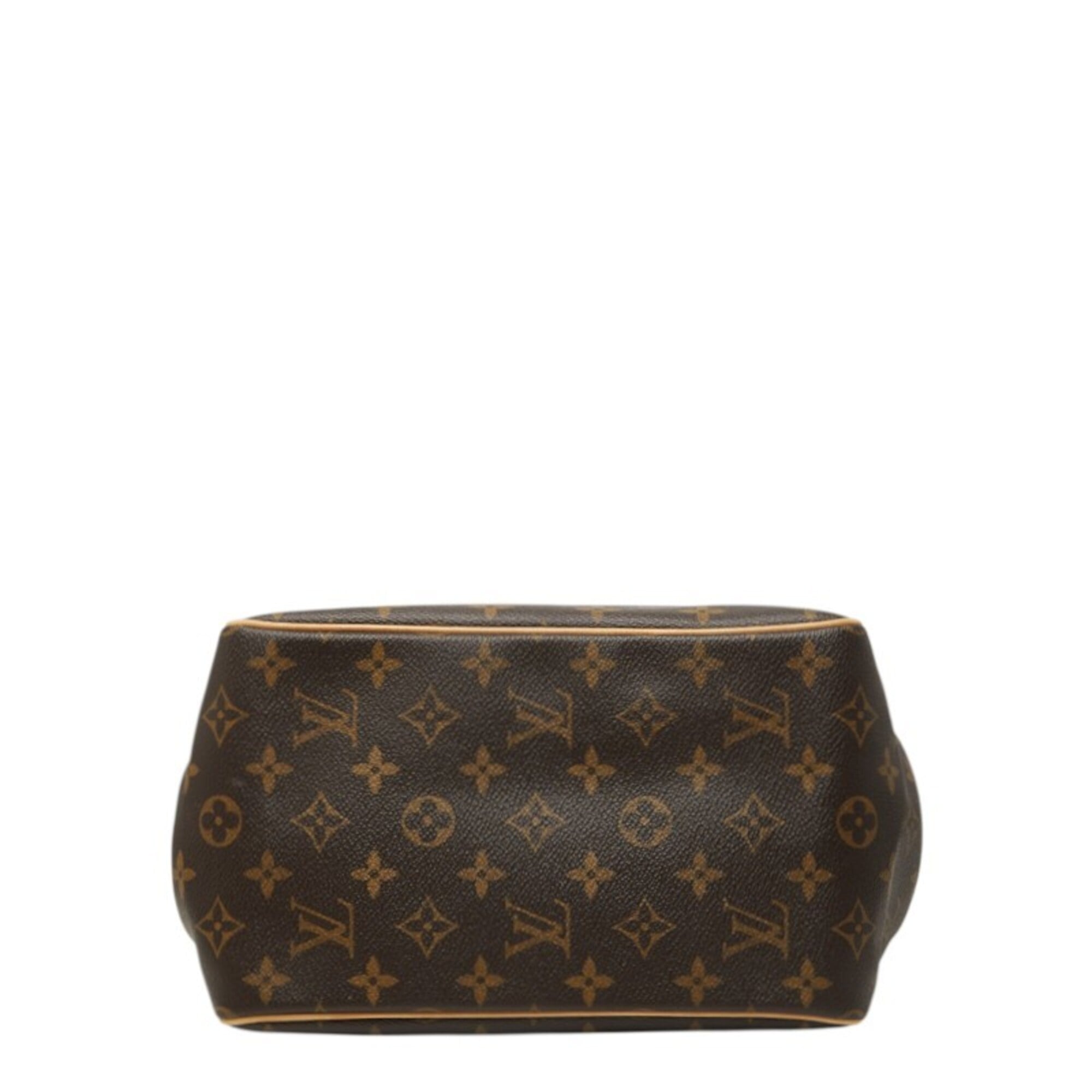 Louis Vuitton Brown Pvc Leather Handbag (Pre-Owned)