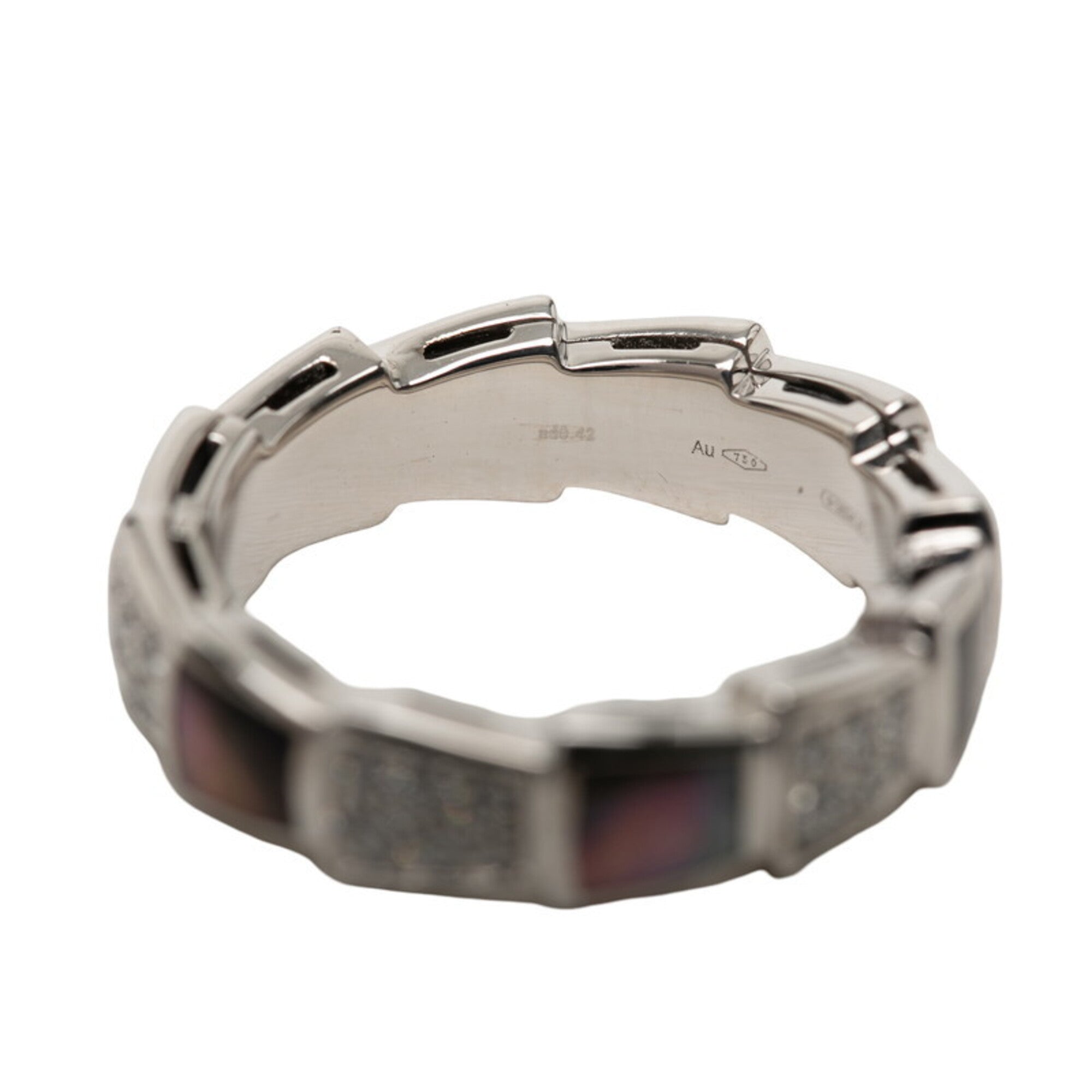 Bvlgari White Gold White Gold (18K) Band Ring (Pre-Owned)