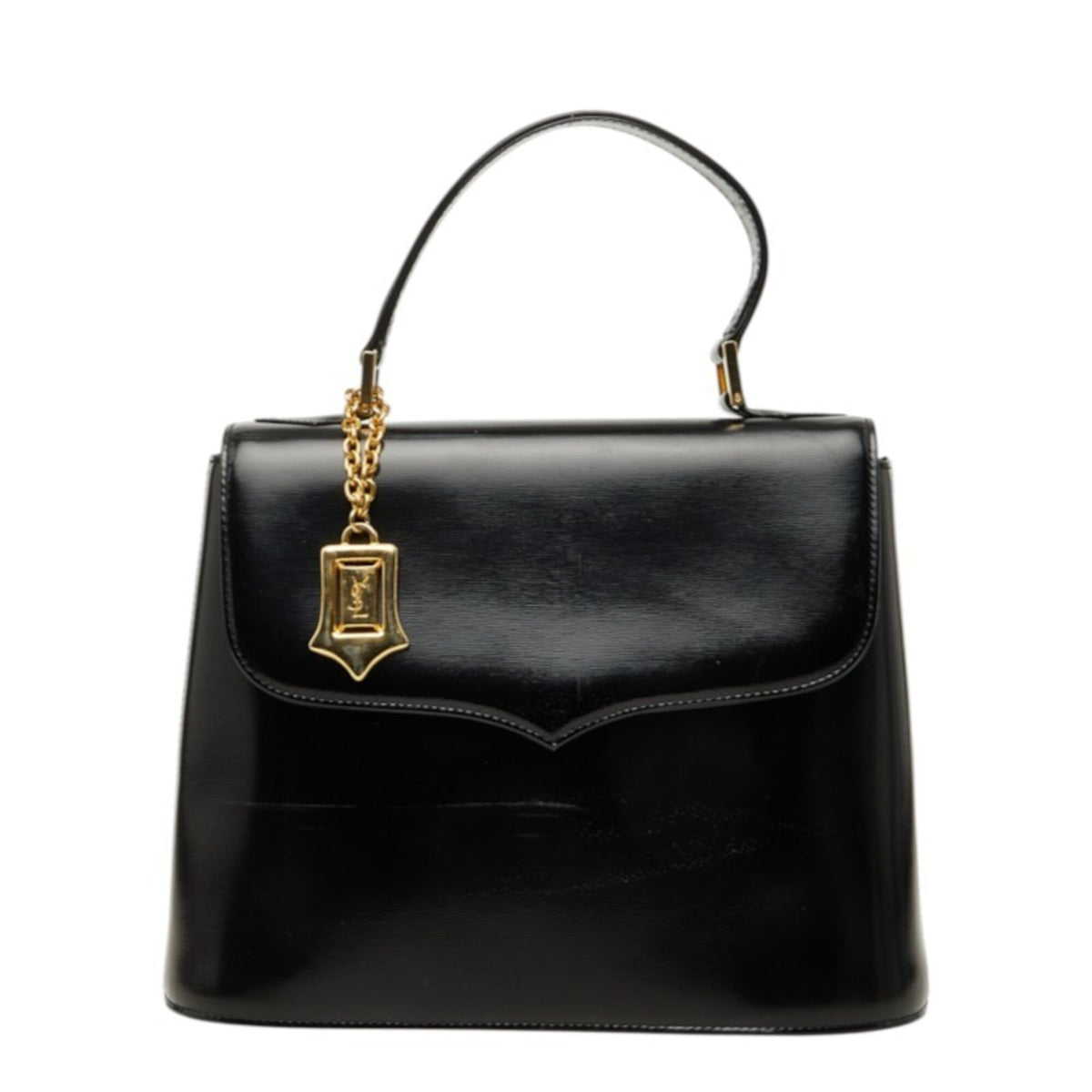 Saint Laurent Black Leather Handbag (Pre-Owned)