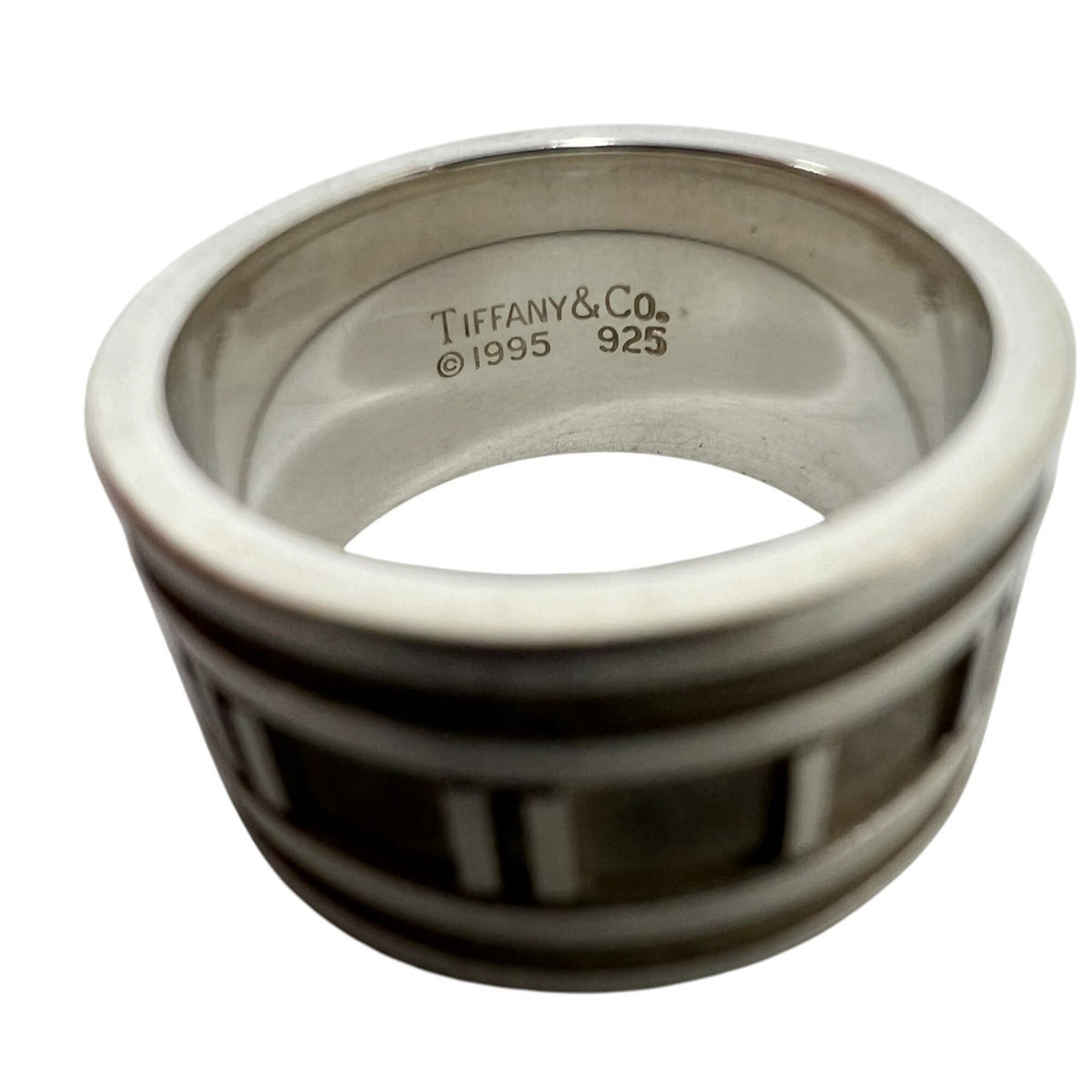 Tiffany Silver Silver 925 Band Ring (Pre-Owned)
